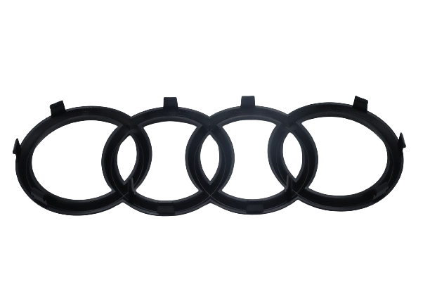 Original Audi A1 A6 A7 RS3 RS4 RS5 Emblem Schriftzug schwarz-glänzend vorne