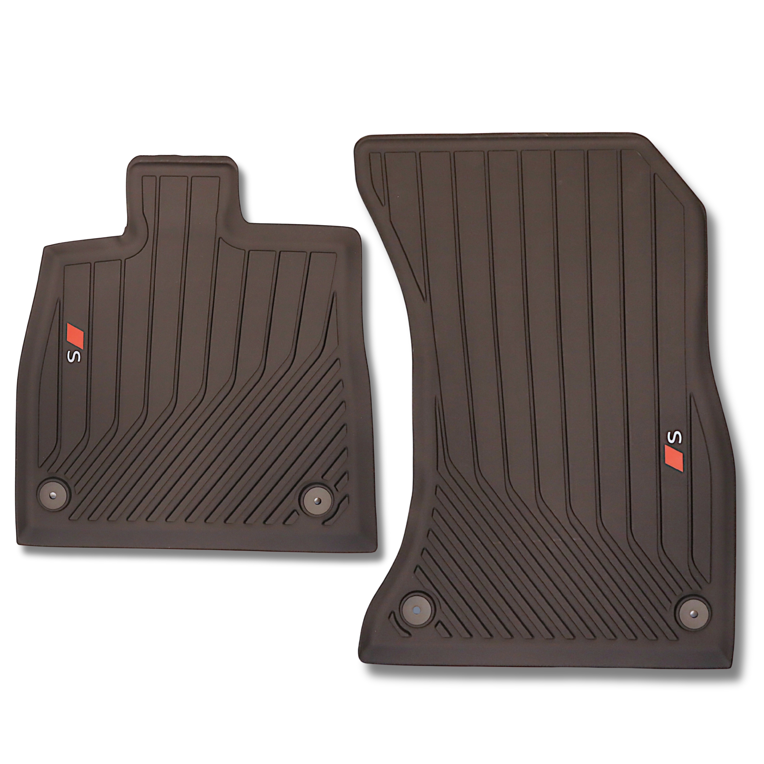 Original Audi Q5 Satz Allwetterfußmatten Gummimatten vorne mit Befestigungspunkte - 8MB061221A