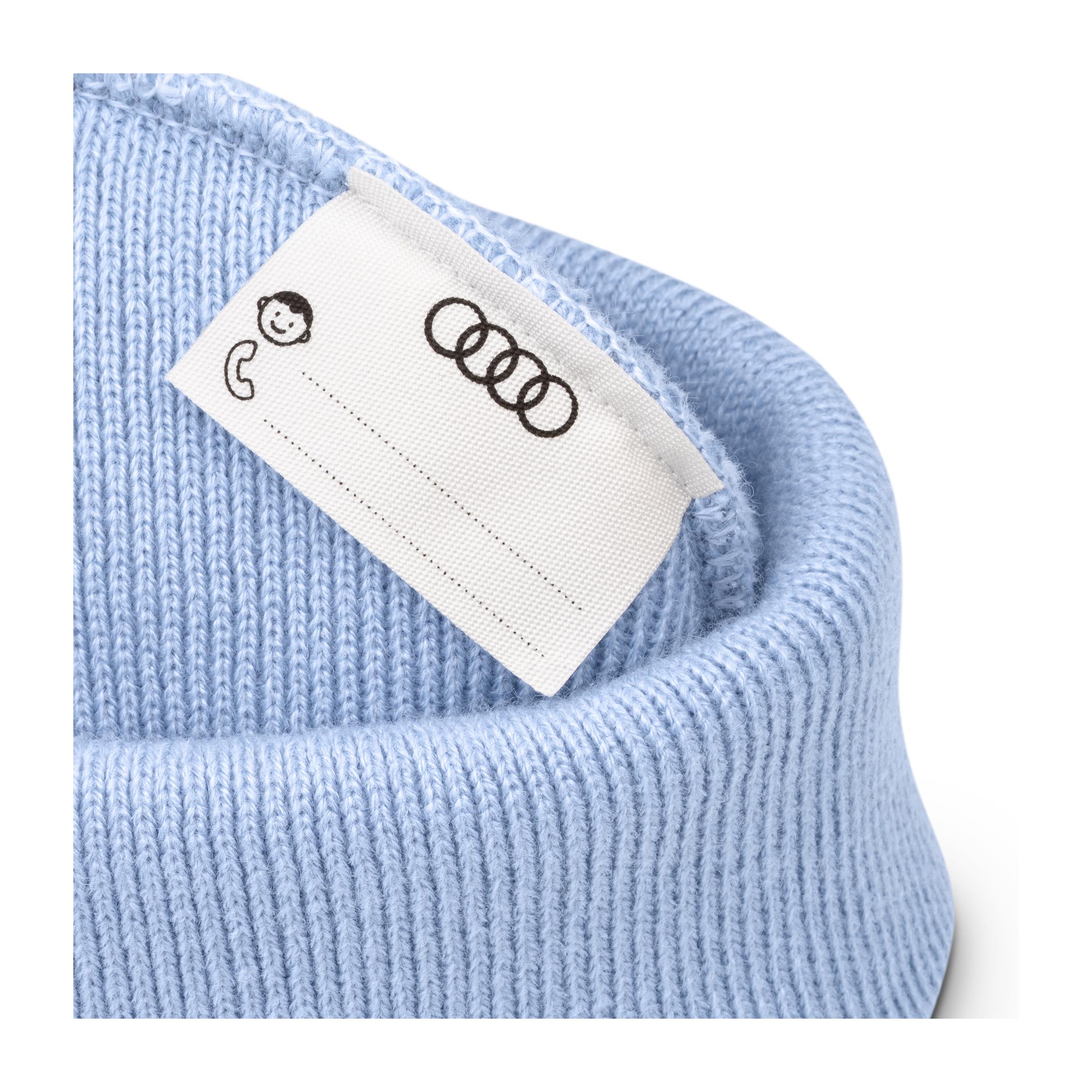 Original Audi Beanie, Kleinkinder, hellblau