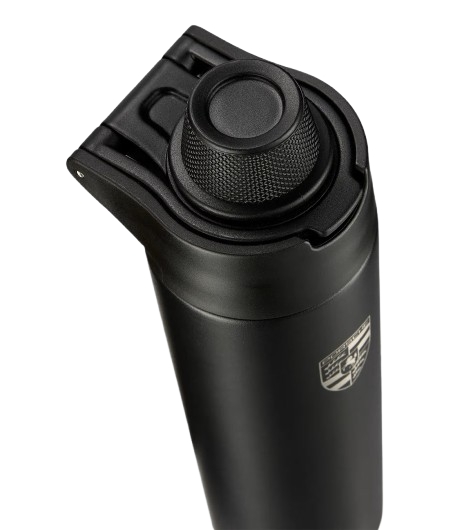 Original Porsche Trinklasche Wappen Logo, schwarz - WAP0508100T0PB