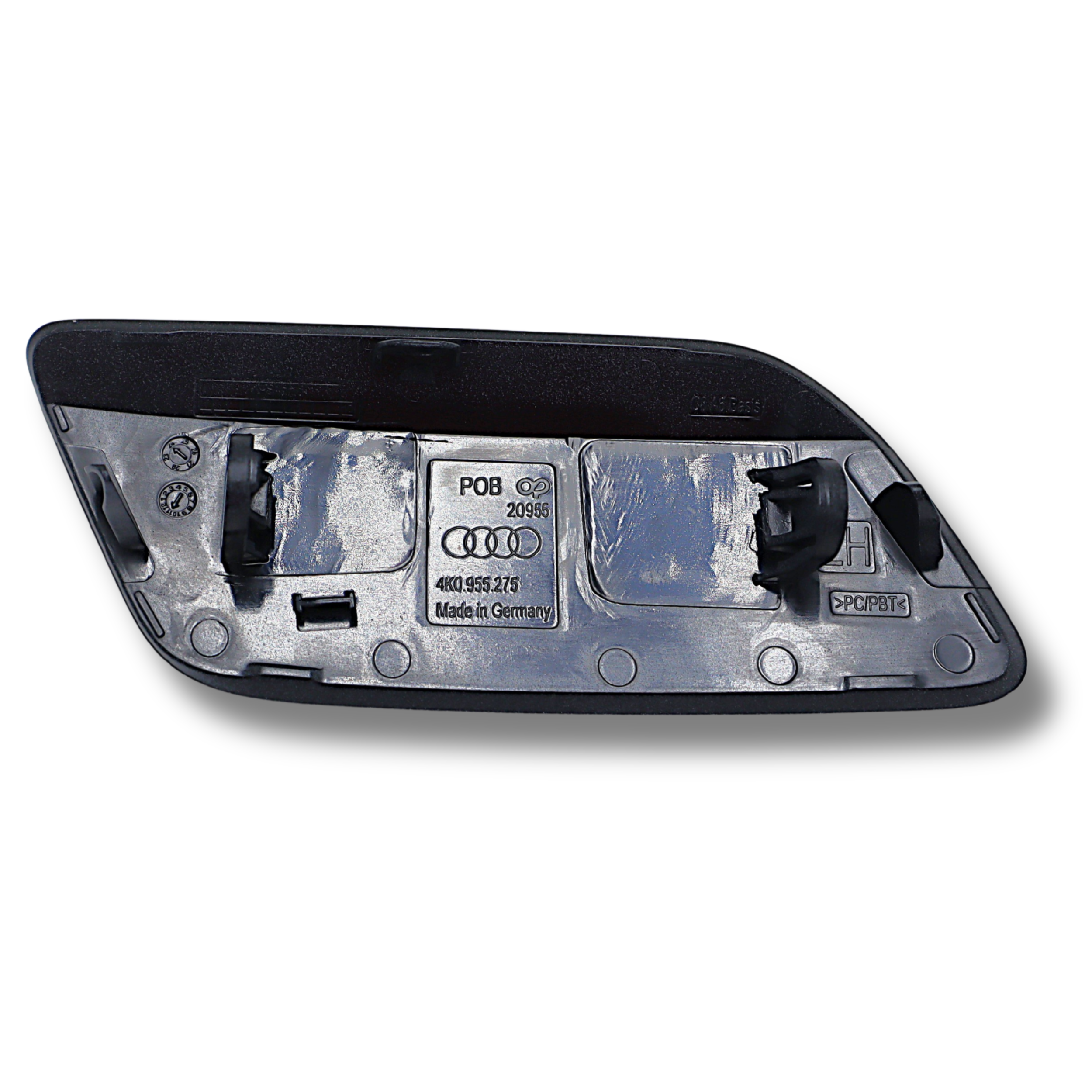 Original Audi A6 Abdeckkappe Scheinwerferwaschanlage Kappe Stossfänger grundiert links vorne 4K0955275  GRU