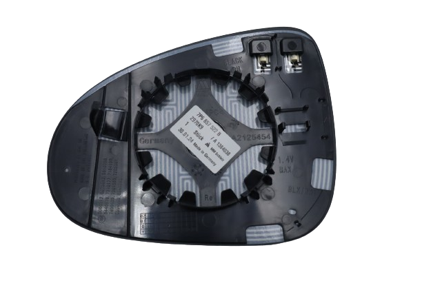 Original VW Touareg Spiegelglas rechts konvex mit Trägerplatte Außenspiegel