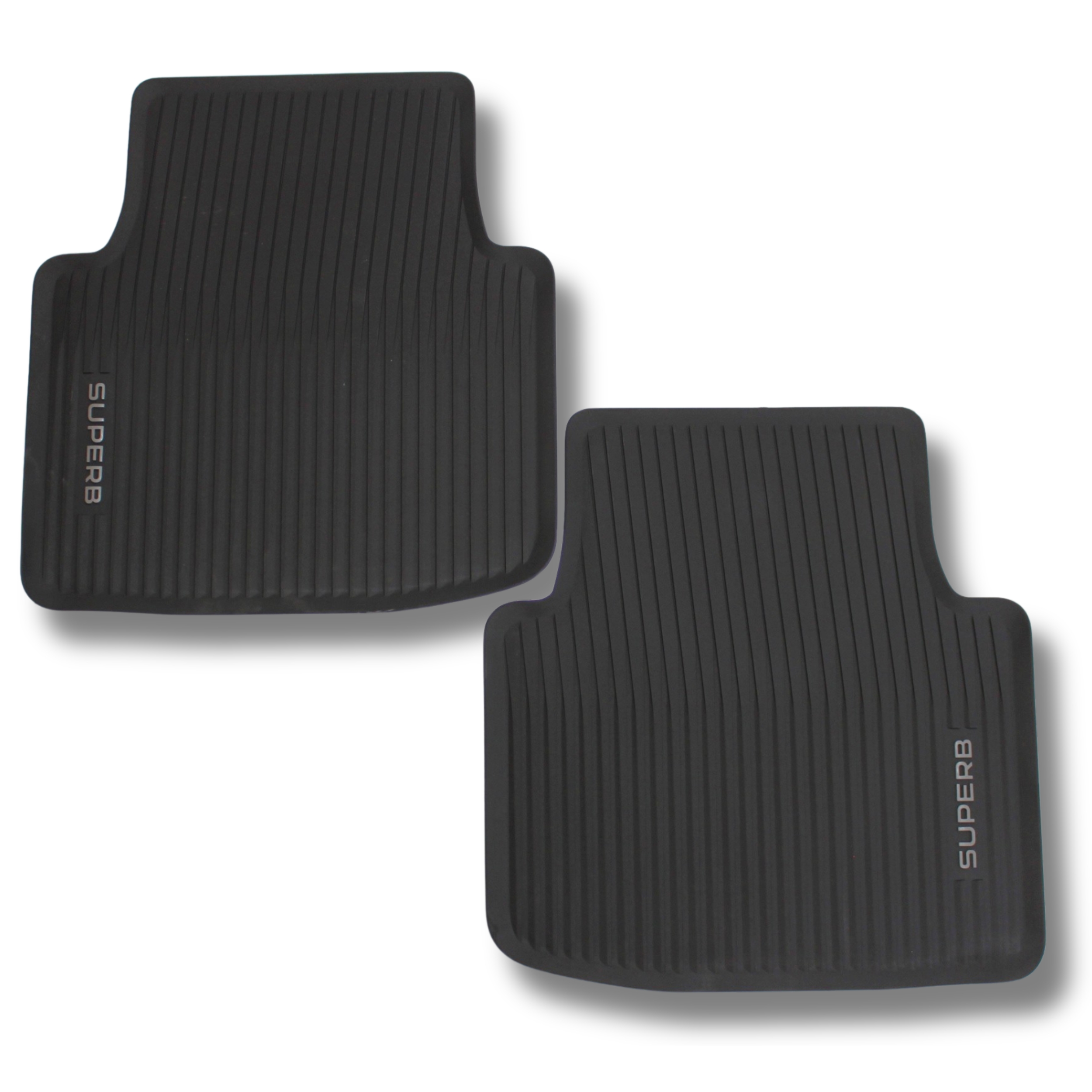 Original Skoda Superb Allwetterfußmatten vorn & hinten schwarz