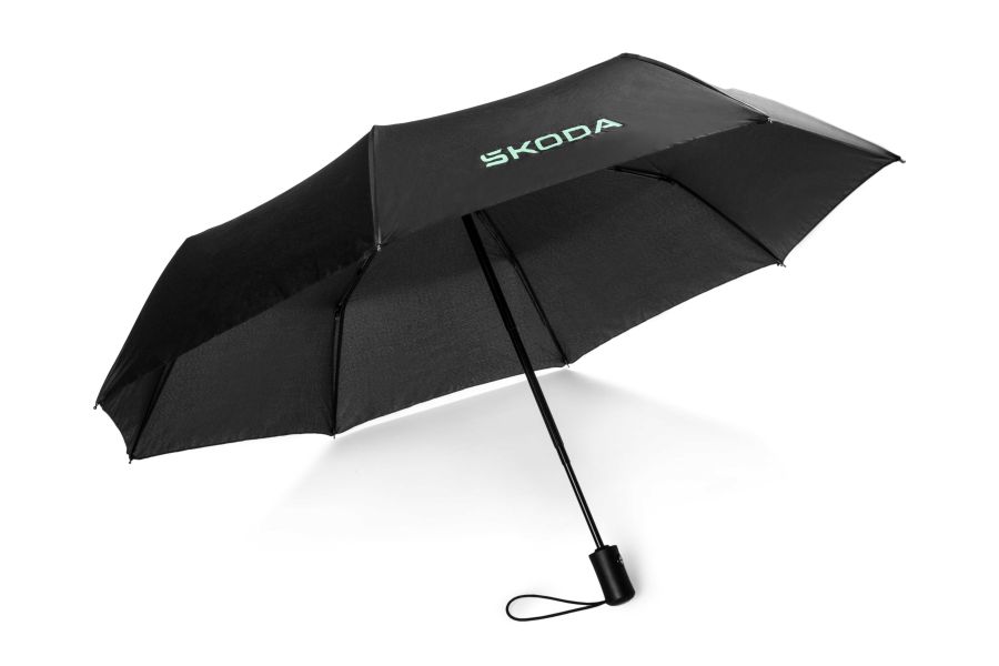 Original Skoda Taschenschirm, schwarz – 6U0087602