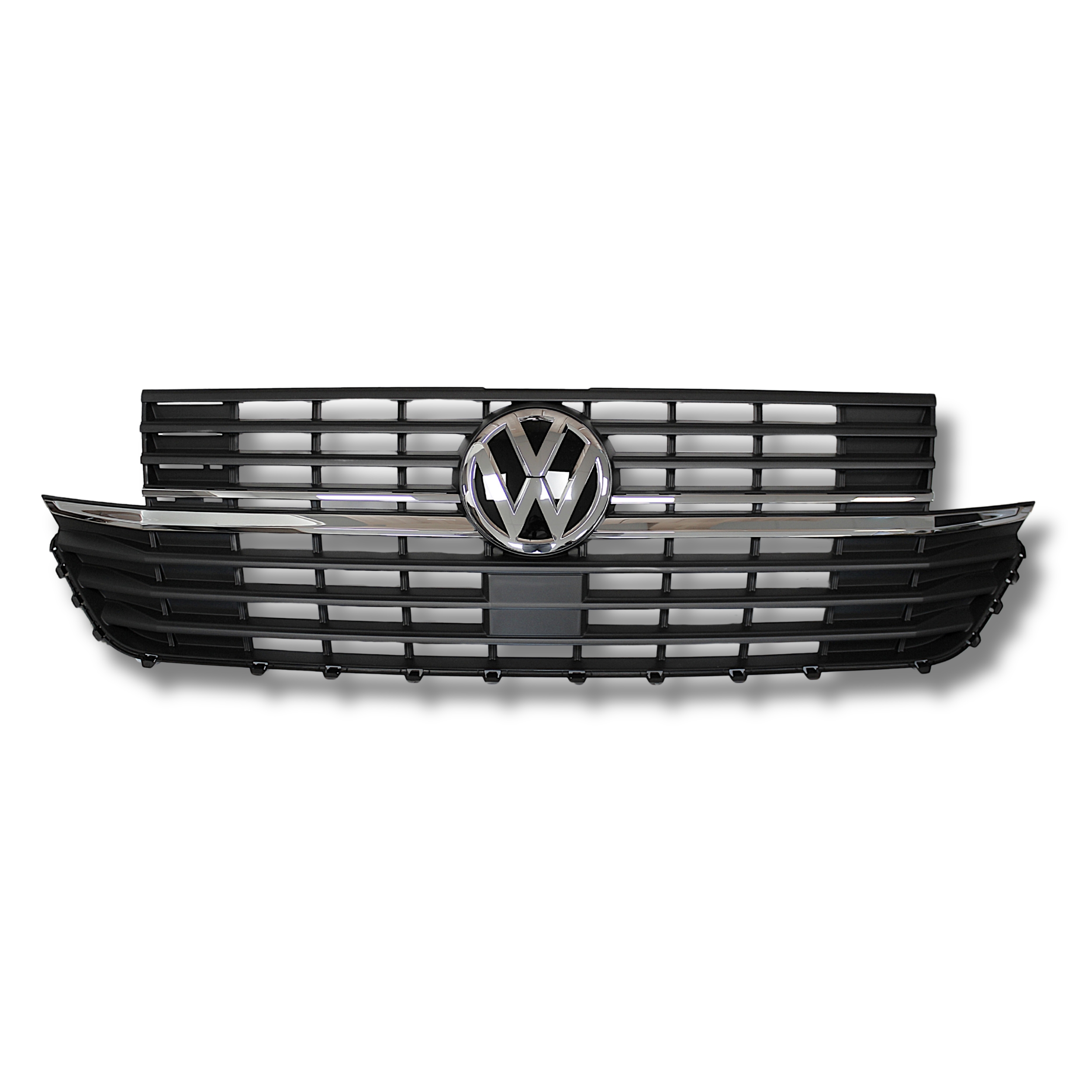 Original VW Kühlergrill satinschwarz/schwarz hochglänzend/ chromglanz – 7LA853651CLDB