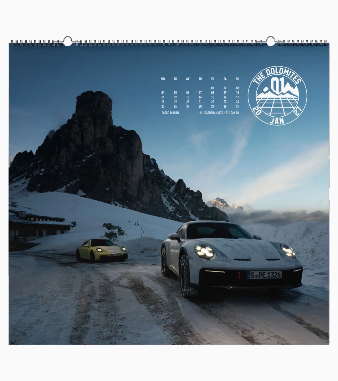 Original Porsche Kalender 2027, mehrfarbig - WAP09200126KAL