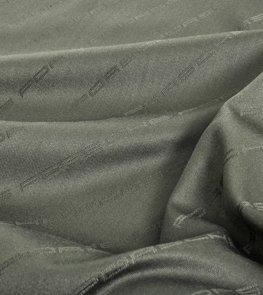 Porsche Schriftzug Stoff (Olivgrün) - PCG000000AS1JK