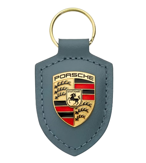 Porsche Schlüsselanhänger Shoreblue - Wappen