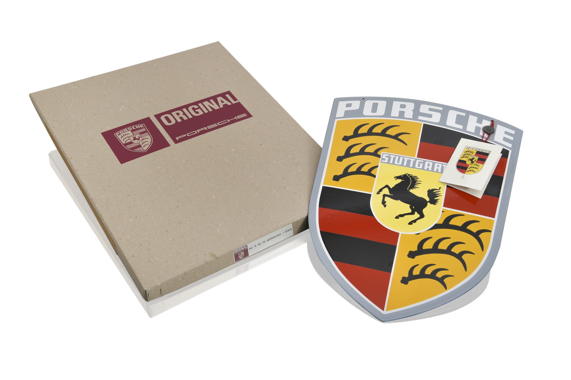 Porsche Classic Emailleschild / Porsche Wappen