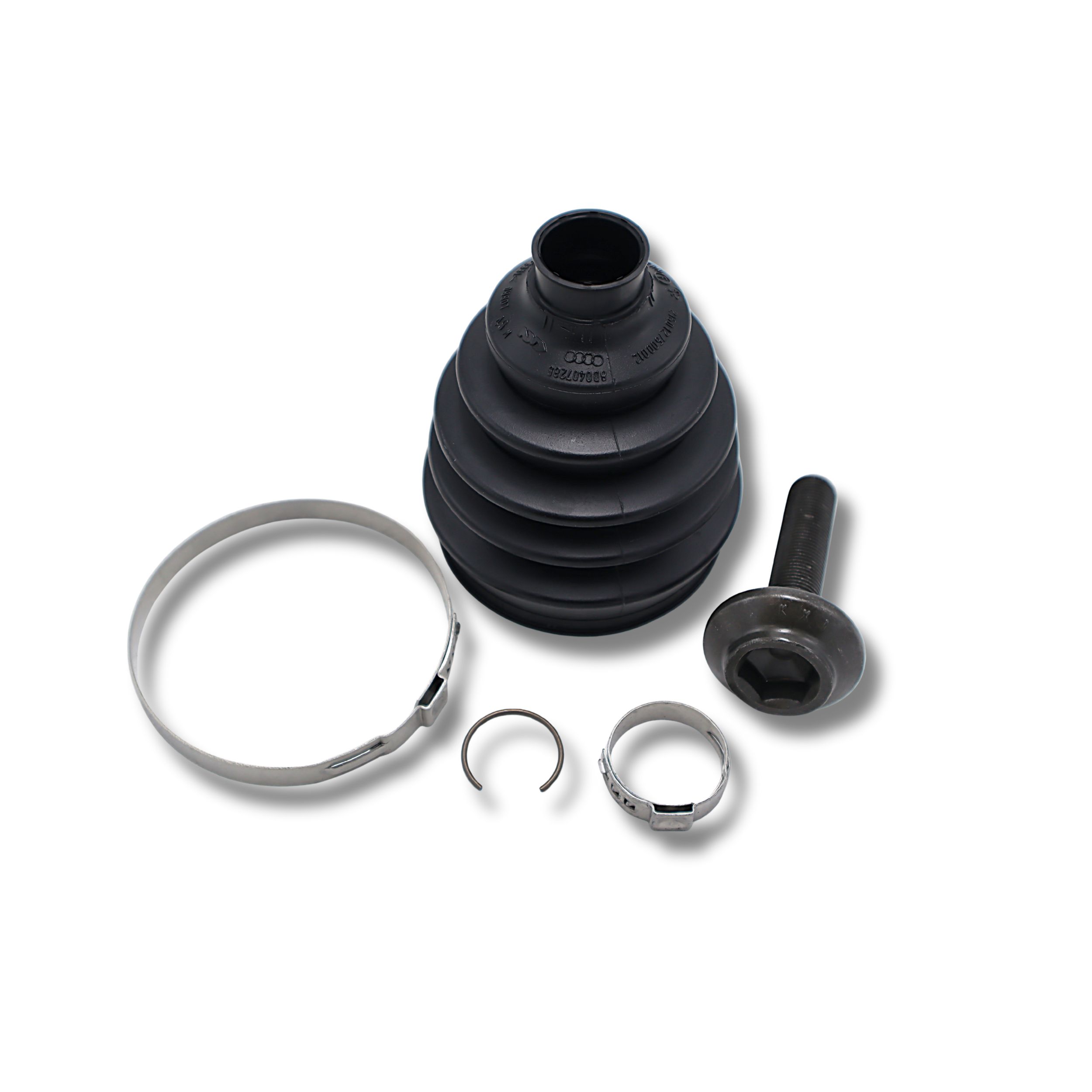 Original Audi A4 A5 Q5 Gelenkschutzhülle mit Montageteilen außen - 8K0498203E