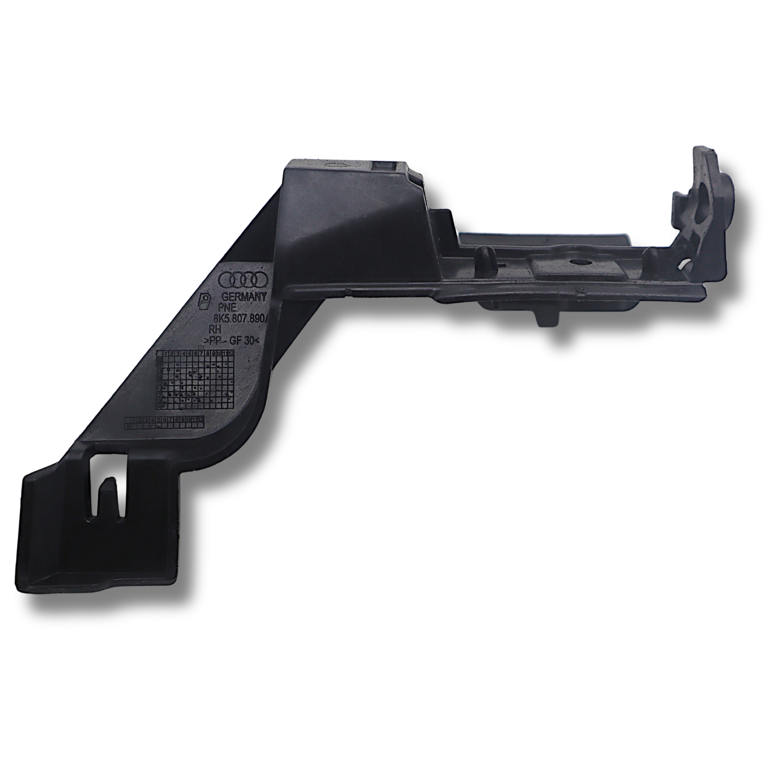 Original Audi A4 Limousine Führungsteil hinten rechts oben für Stossfänger