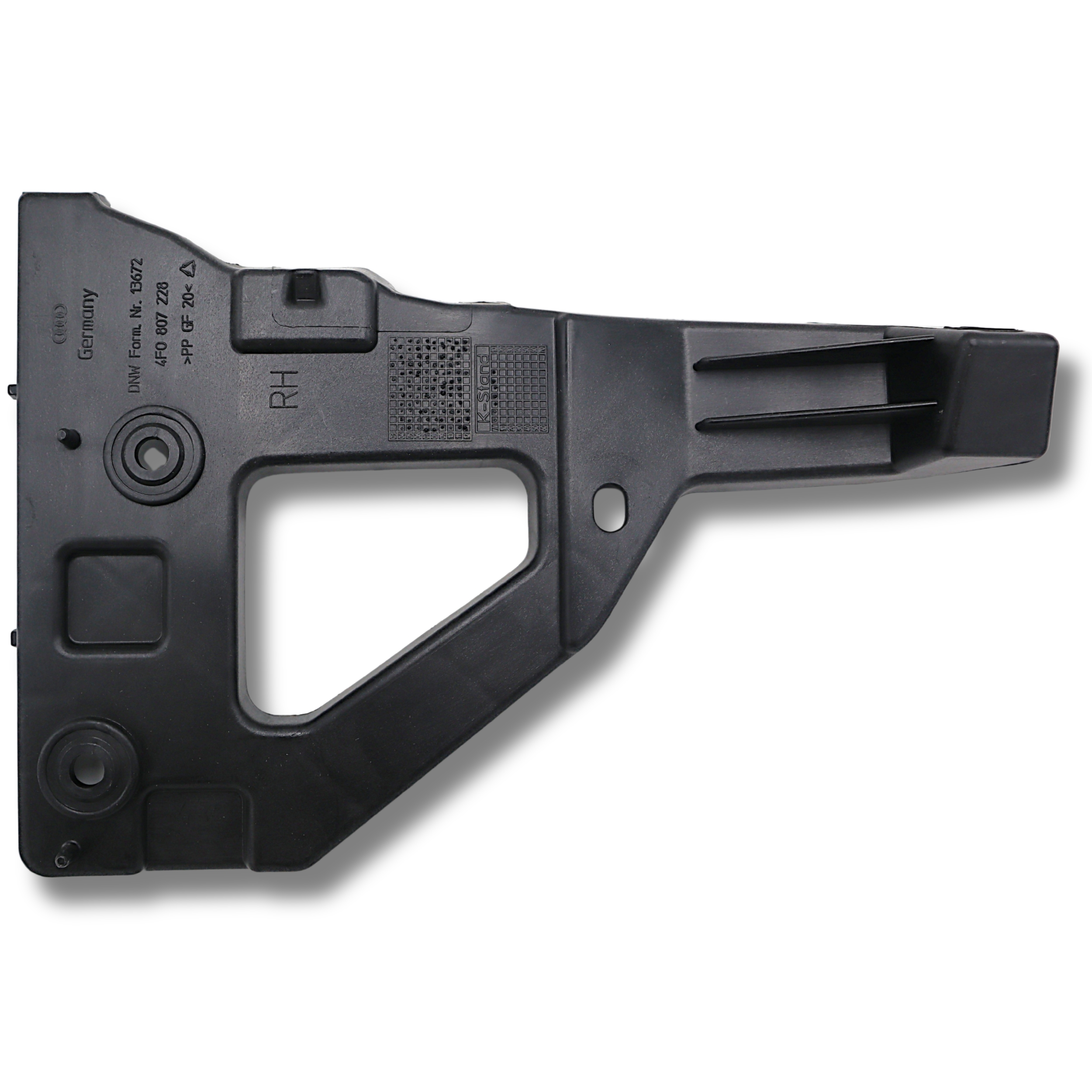 Original Audi A6 Führungsteil vorne rechts für Stossfänger