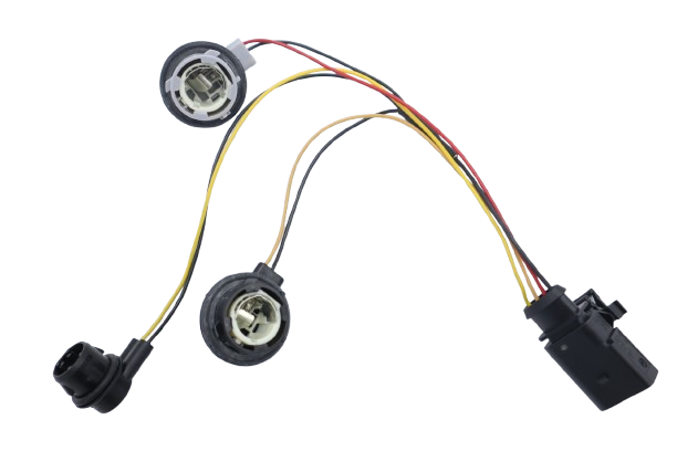 Original Audi A5 Lampenträger mit Leitungen 3-fach hinten links und rechts außen