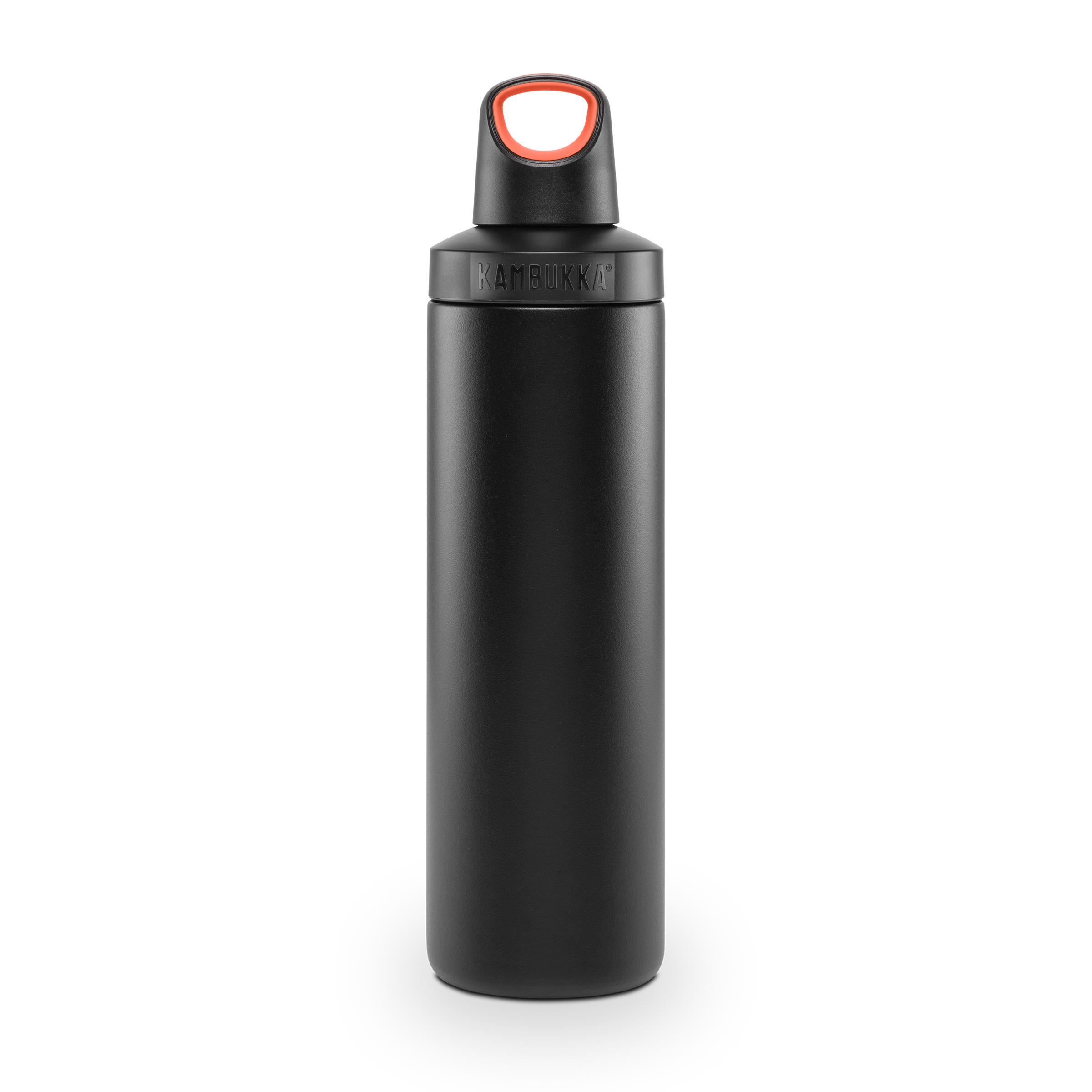 Original Audi Wasserflasche, isoliert, schwarz