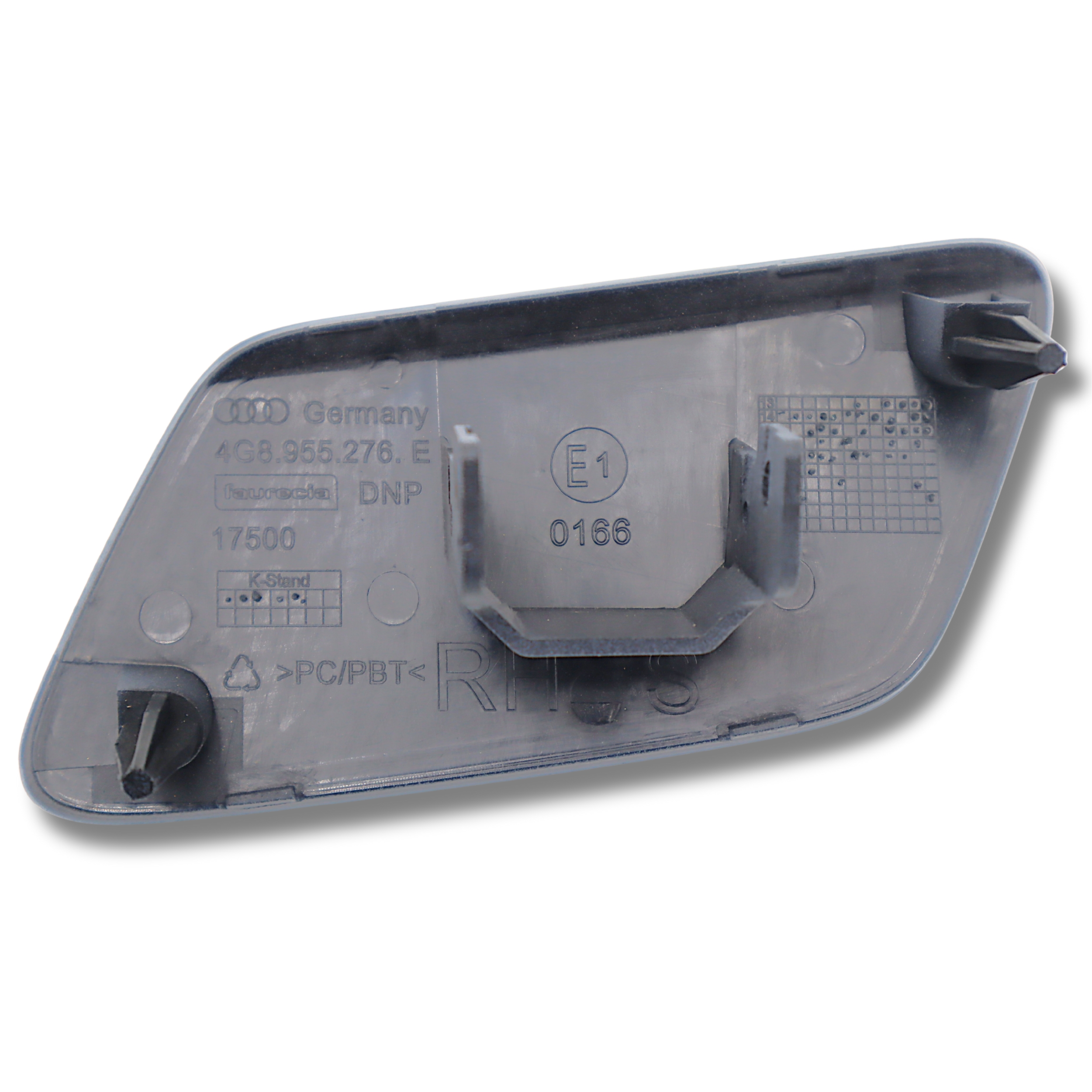 Original Audi A7 Abdeckkappe Scheinwerferwaschanlage Kappe Stossfänger vorne rechts grundiert