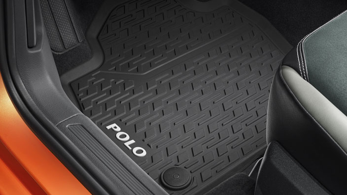Original VW Polo  Gummifußmatten-Set, vorne und hinten