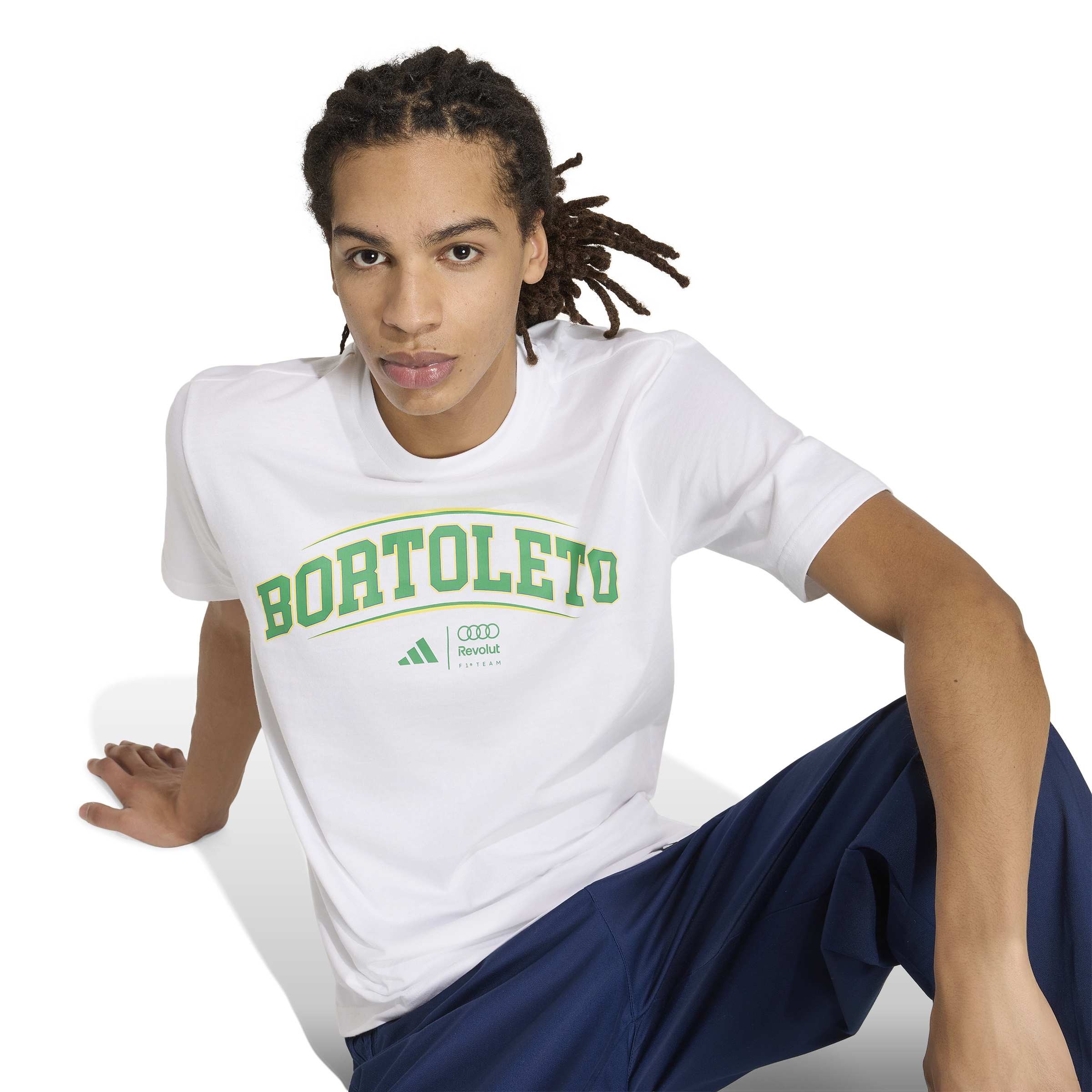 Original Audi Formel 1 Fan T-Shirt Borto III Herren, weiß - 313260600-Konfig