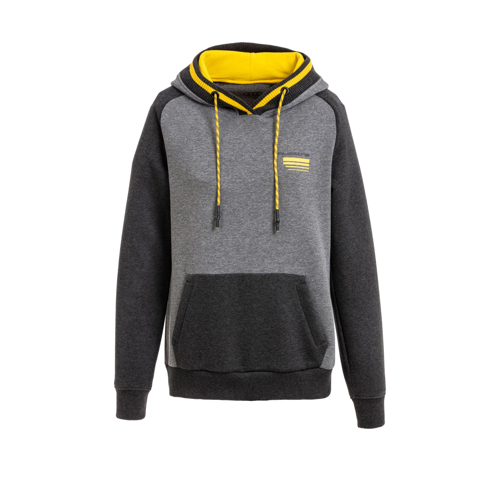 Original Audi quattro Hoodie, Damen, grau Kapuzenpullover, XS, B-Ware, ohne OVP