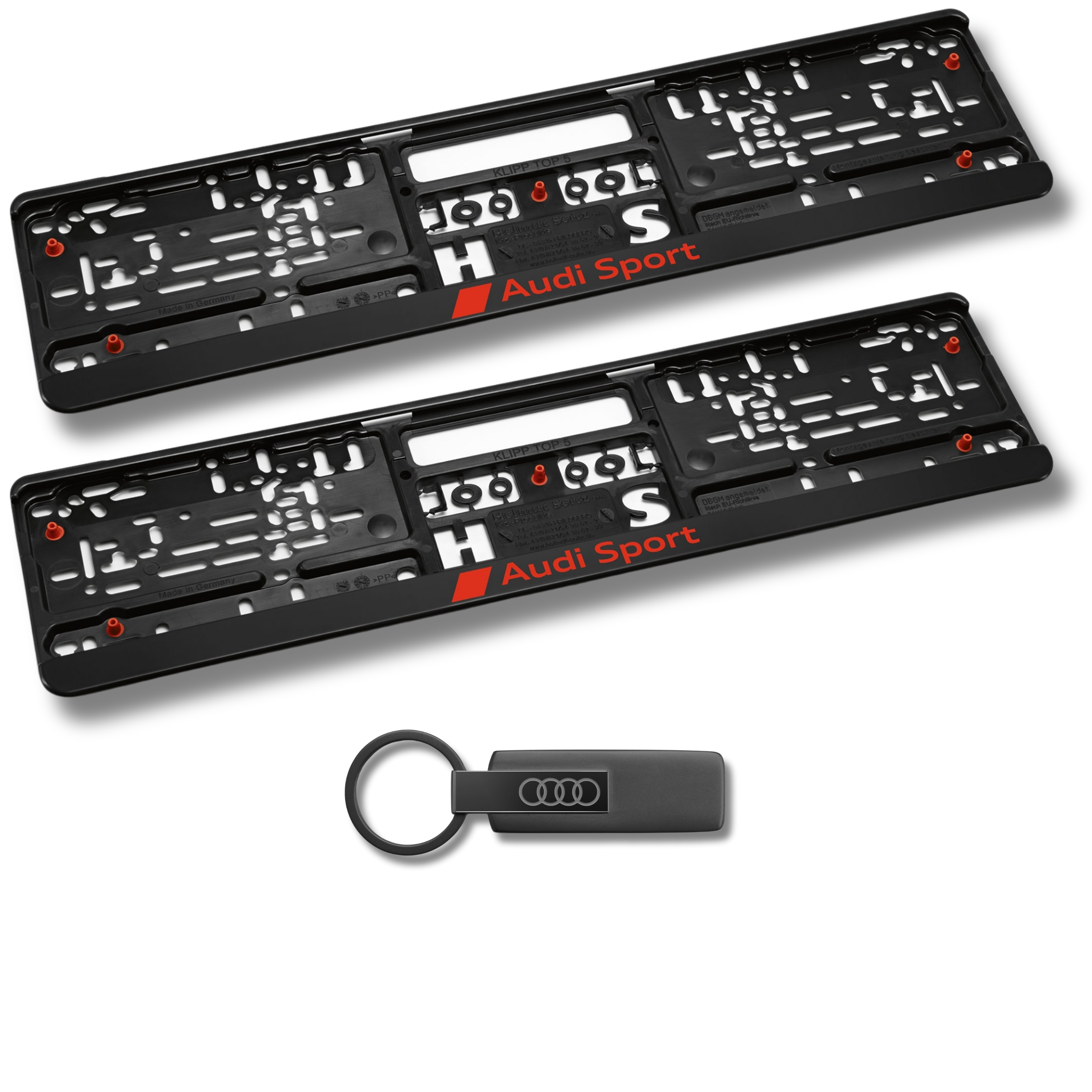 Aktionsset Audi Schlüsselanhänger Audi Ringe