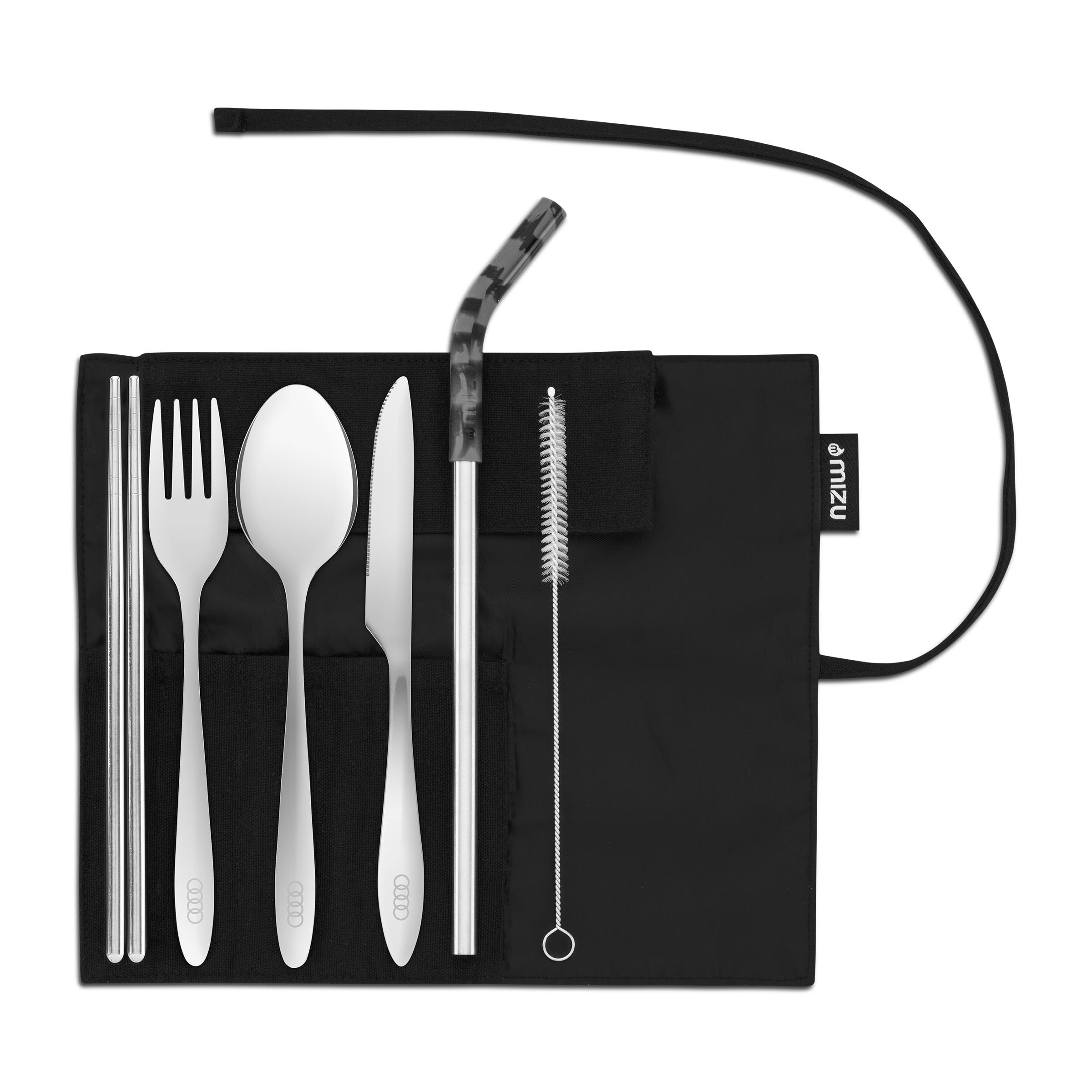 Original Audi Besteckset, schwarz