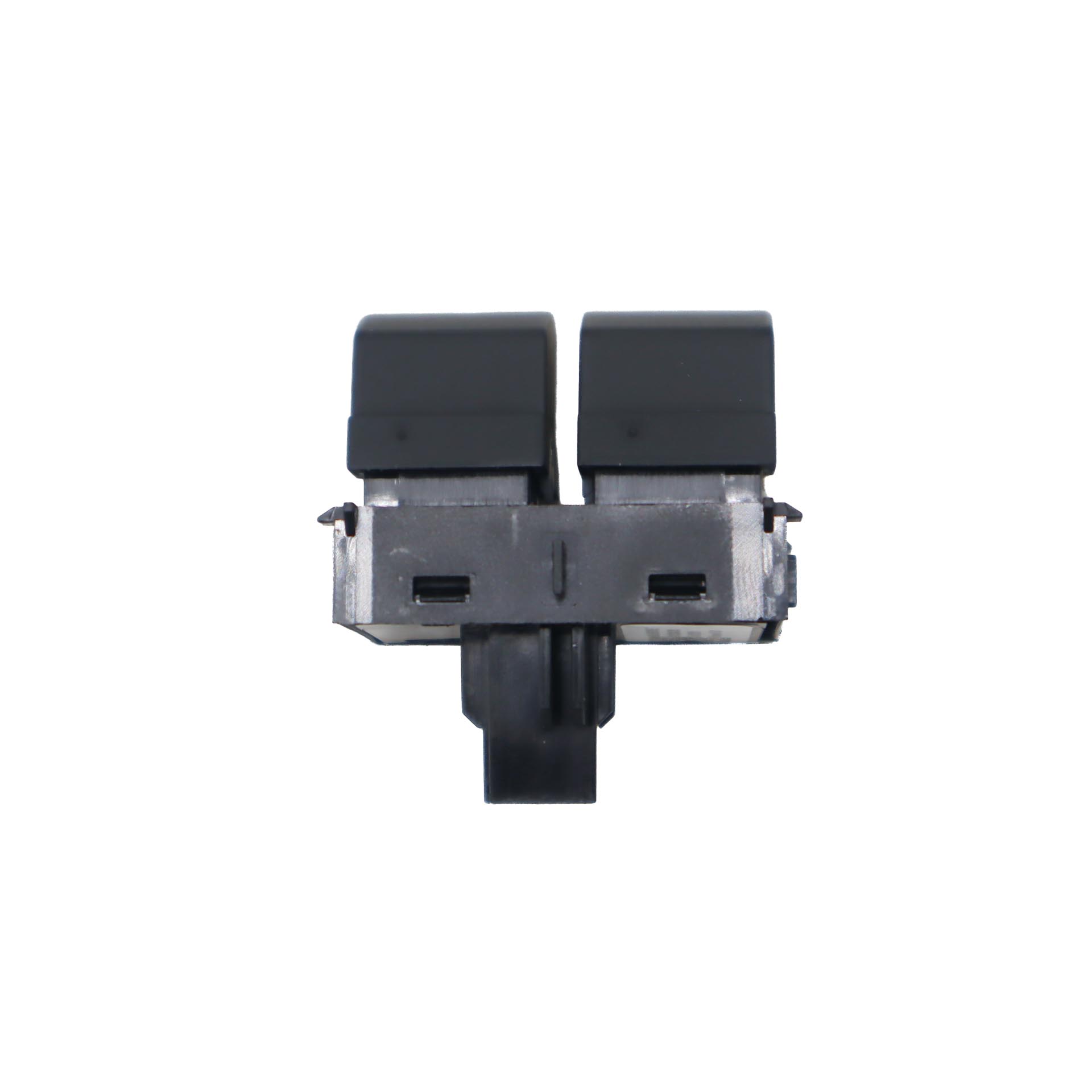 Original VW Schalter für elektrischen Fensterheber Fahrerseite schwarz/alu 2 fach – 5G0959858EWZU