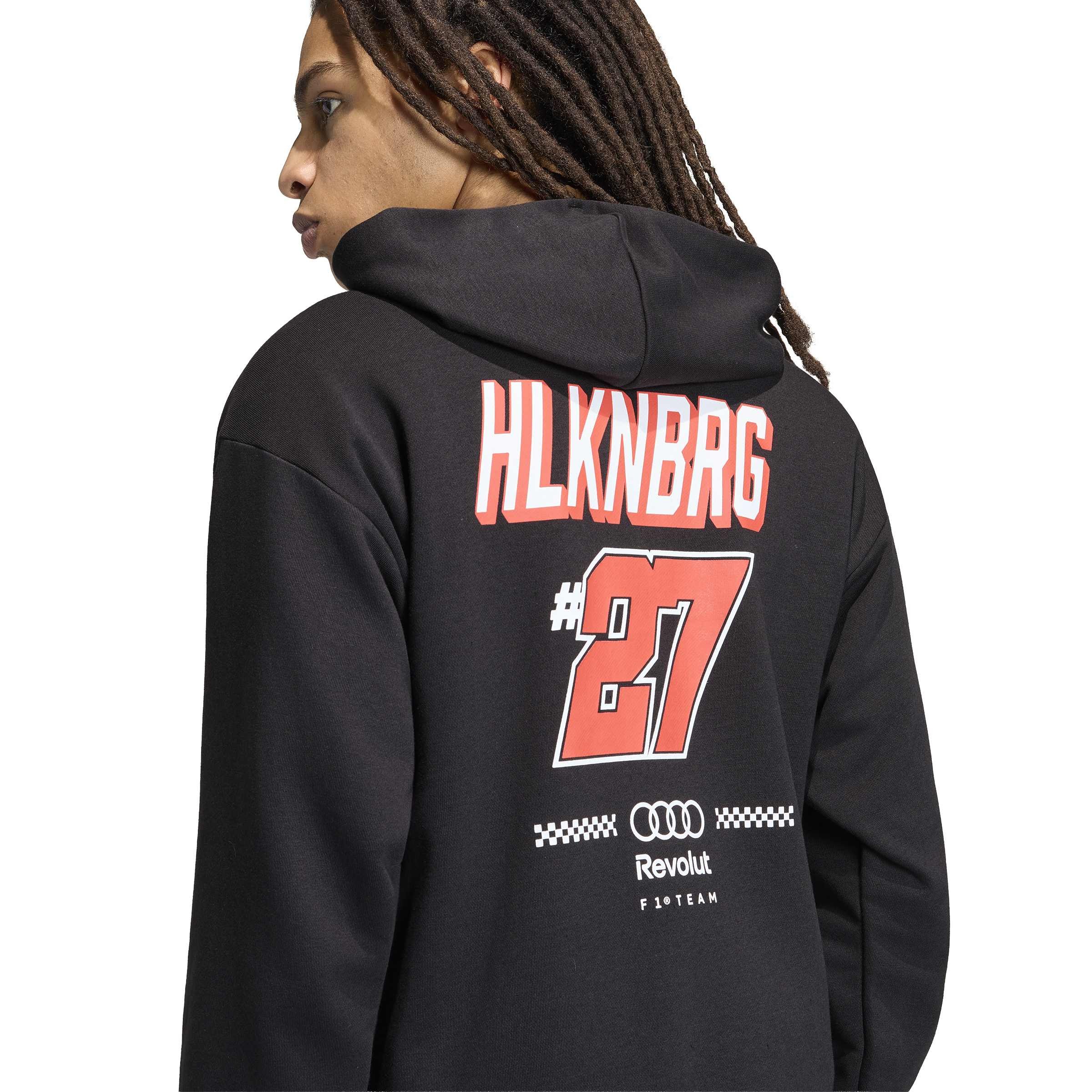 Original Audi Formel 1 Fan Hulkenberg Hoodie II, Herren, schwarz - 313260650-Konfig