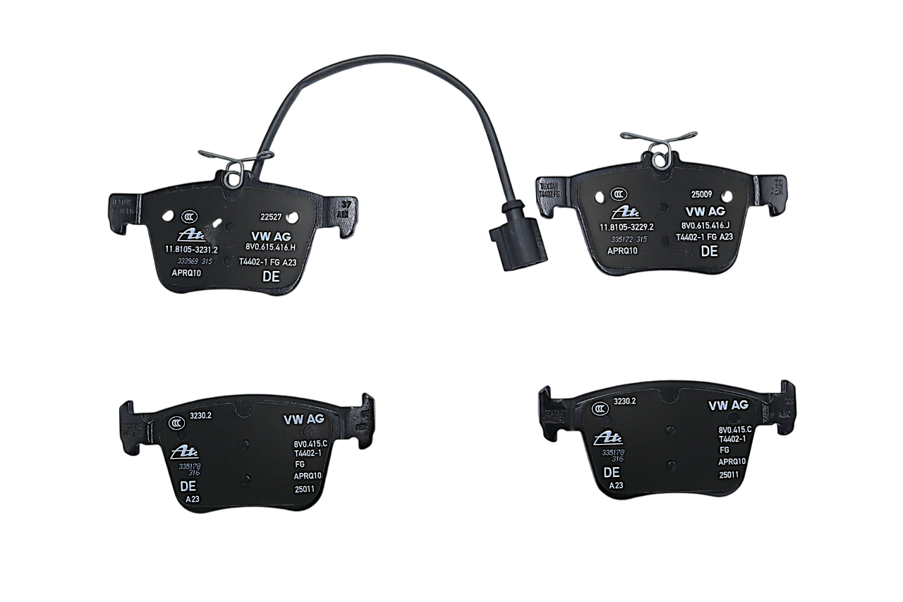 Original Audi TTRS RSQ3 Bremsbeläge hinten 310x22mm