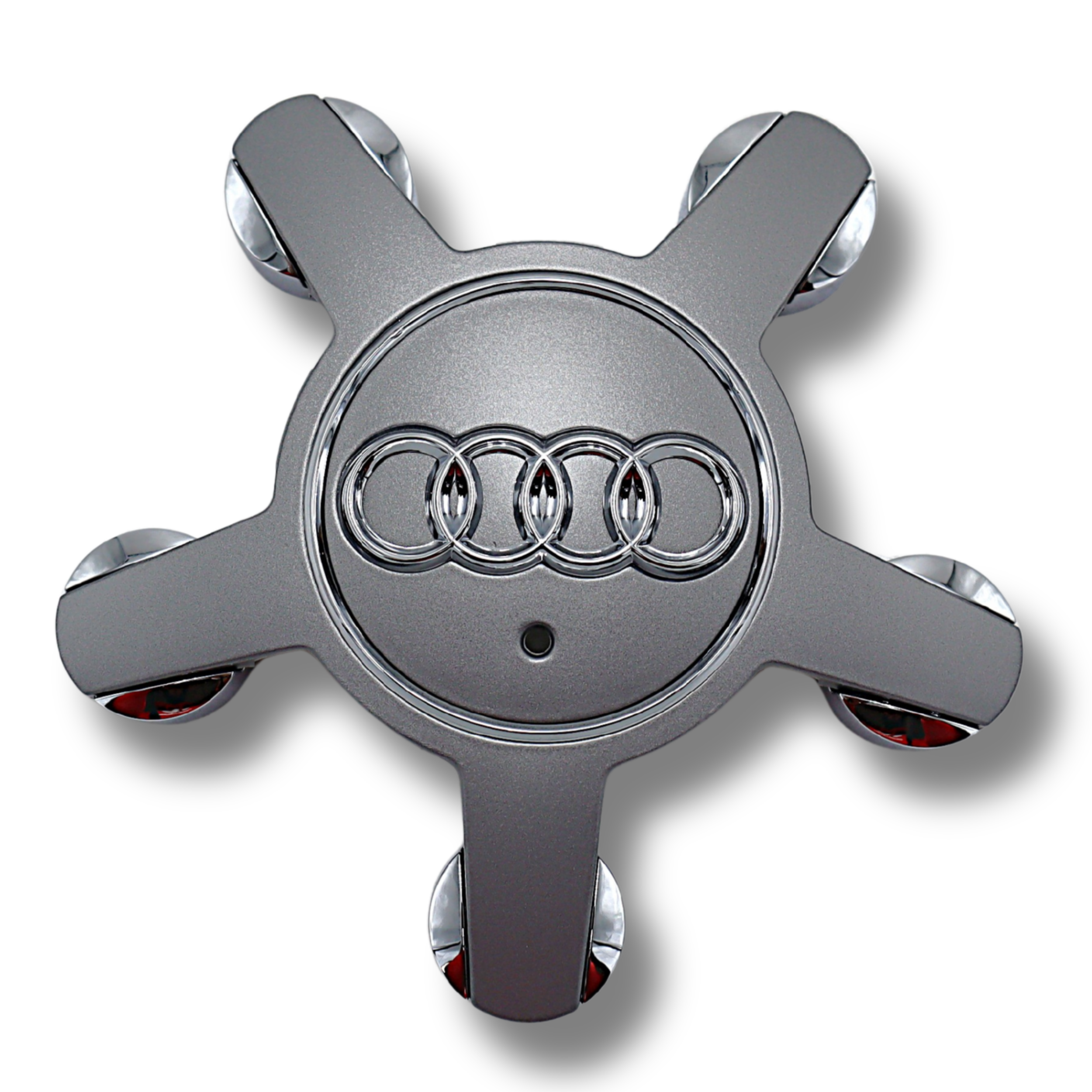 Original Audi A3 A4 A5 A6 A7 A8 Q5 TT Radzierkappe, silber Radkappen Nabendeckel 4F0601165N