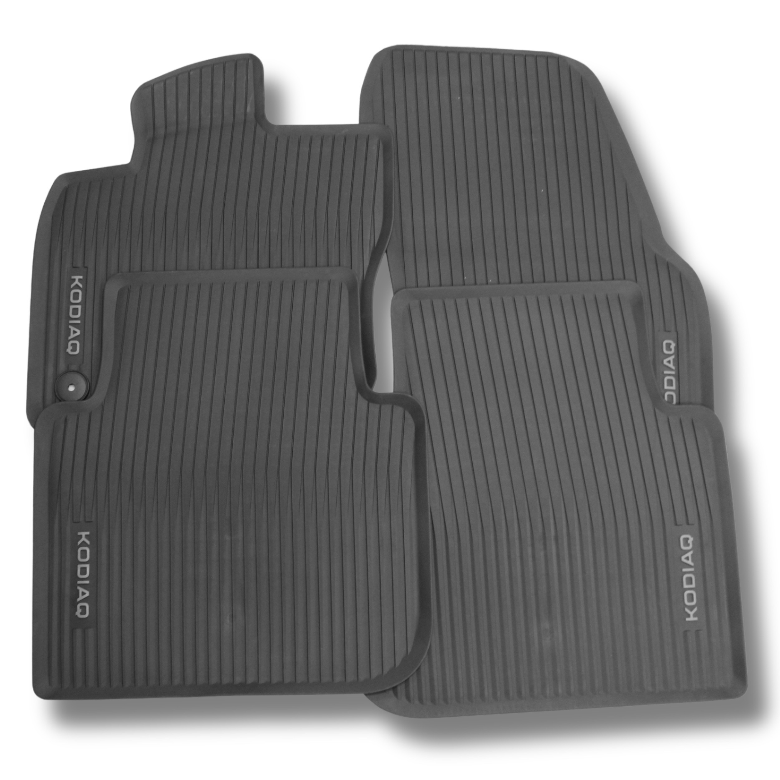 Original Skoda Kodiaq Allwetterfußmatten vorn & hinten schwarz
