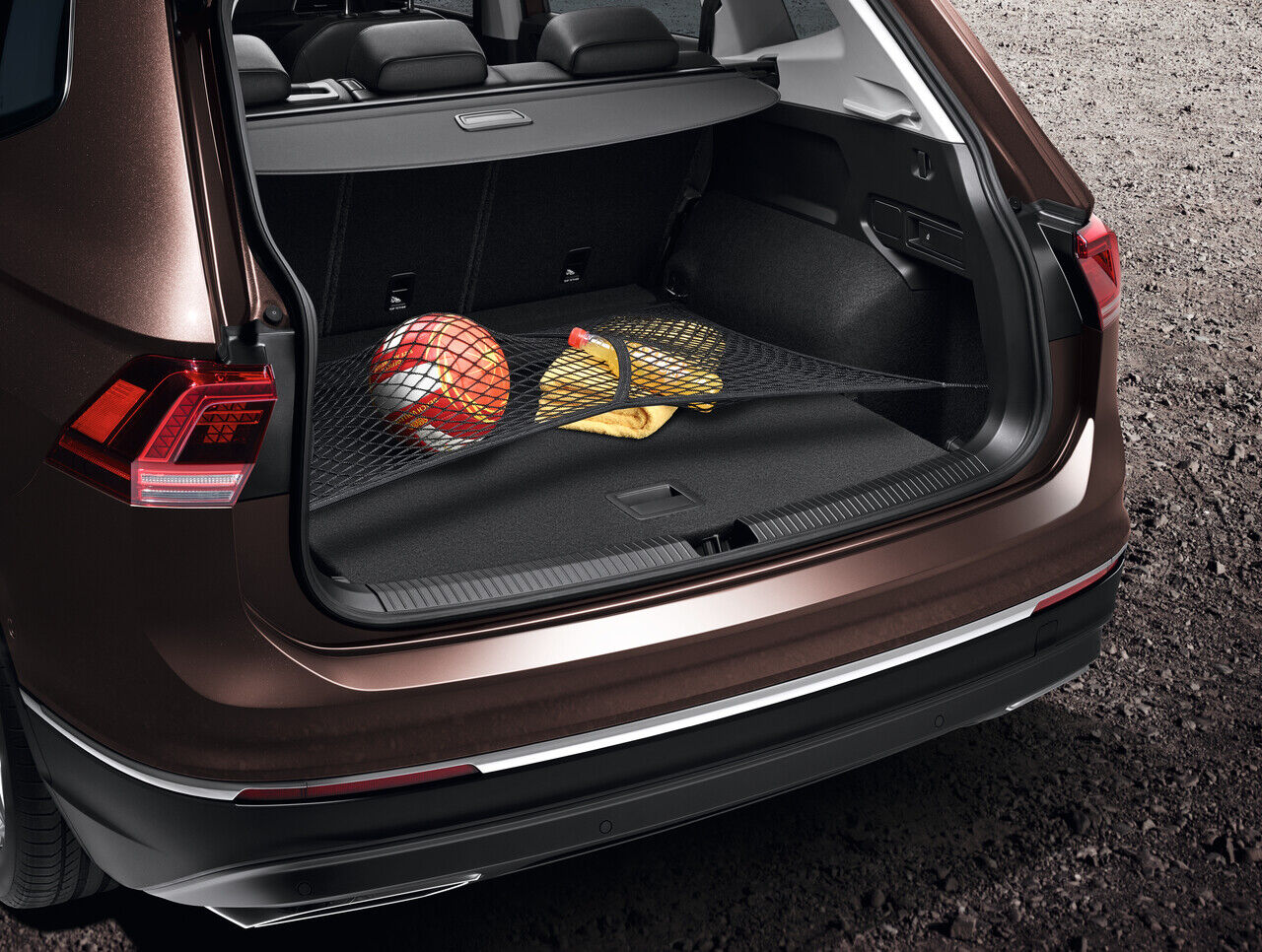 Original VW Golf Polo Tiguan Gepäcknetz schwarz