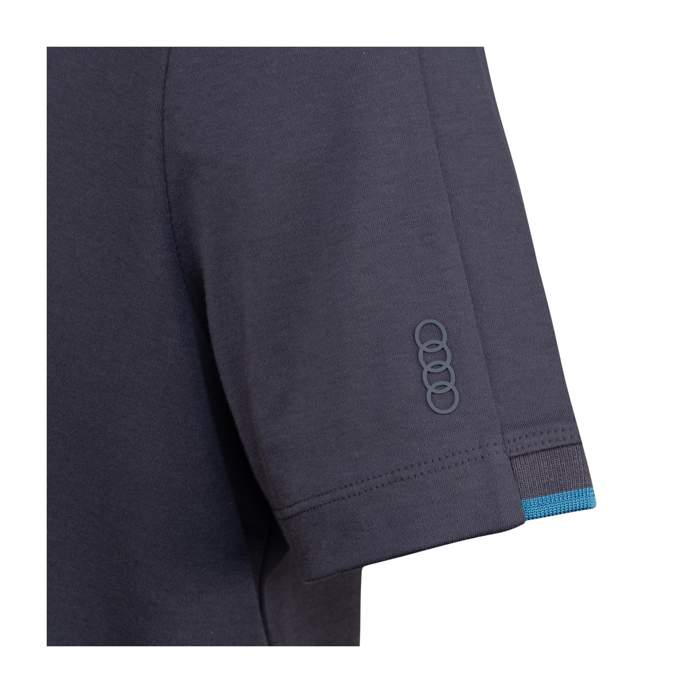 Original Audi Poloshirt, Herren, dunkelgrau, Gr. M