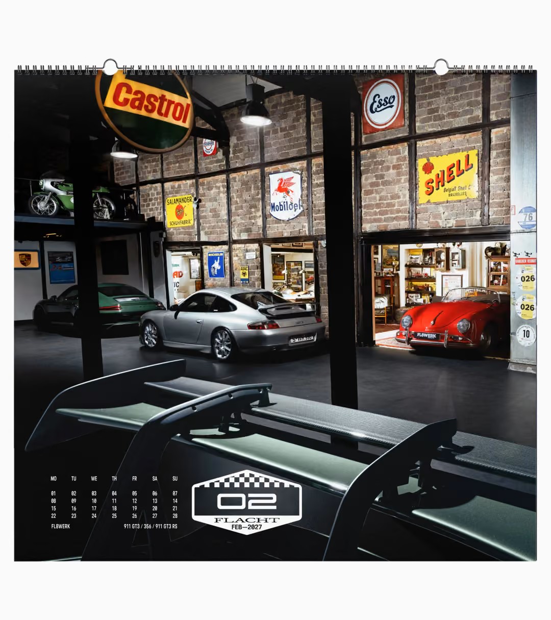 Original Porsche Kalender 2027, mehrfarbig - WAP09200126KAL