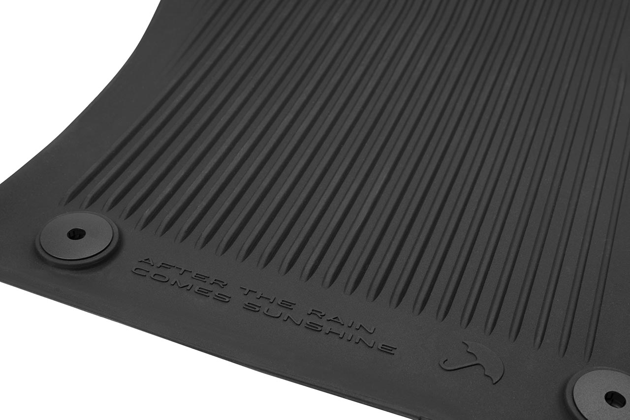 Original VW Tayron Allwetterfußmatten Gummimatten vorne mit Druckknopf-Befestigung