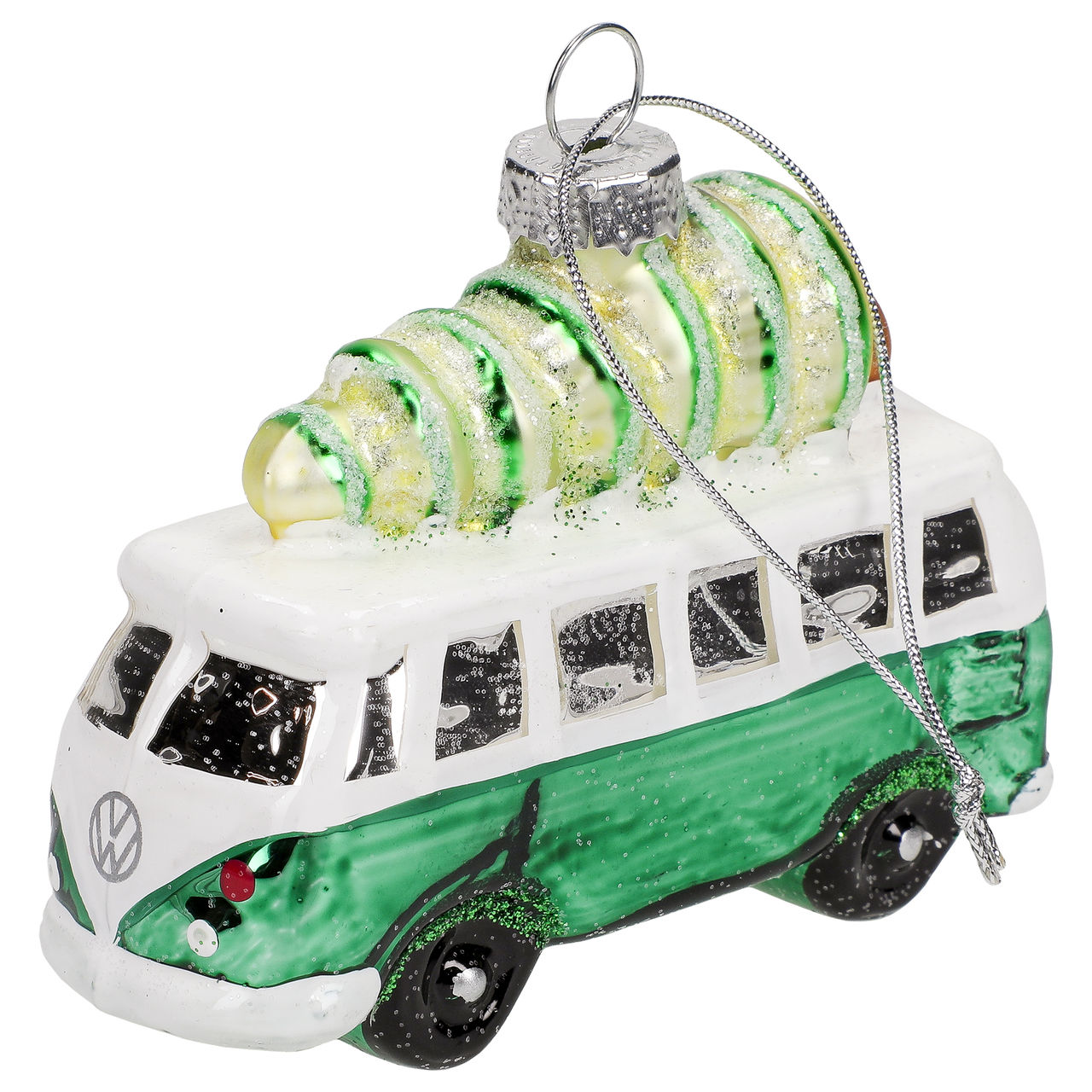 Original VW T1 Weihnachtsbaumanhänger grün