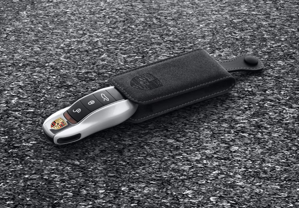 Original Porsche Schlüsseletui Alcantara - 000044001117T2
