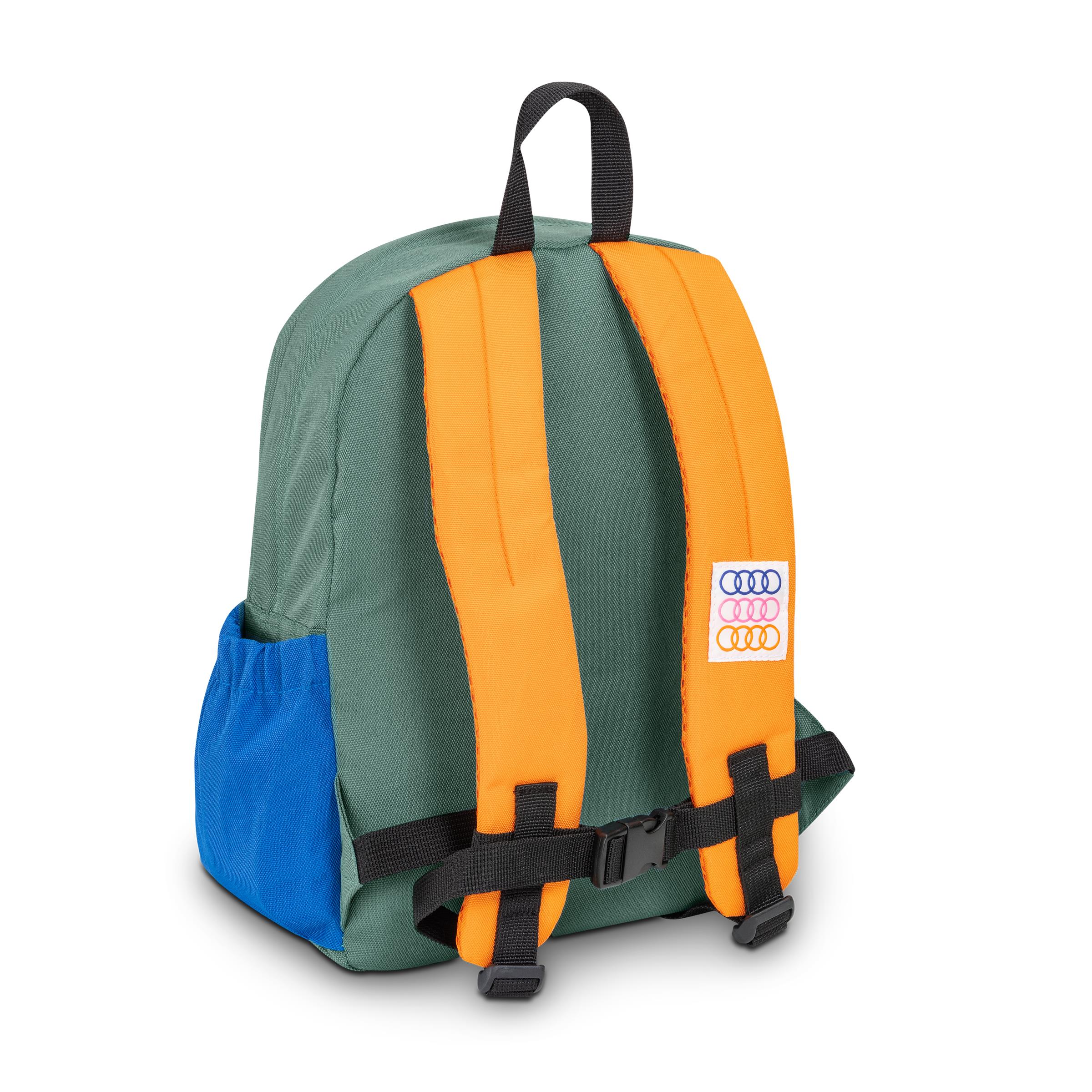 Original Audi Rucksack, Kleinkinder, blau-grün