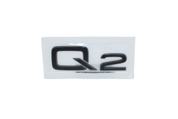 Original Audi Q2 Schriftzug, schwarz, Heckklappe 