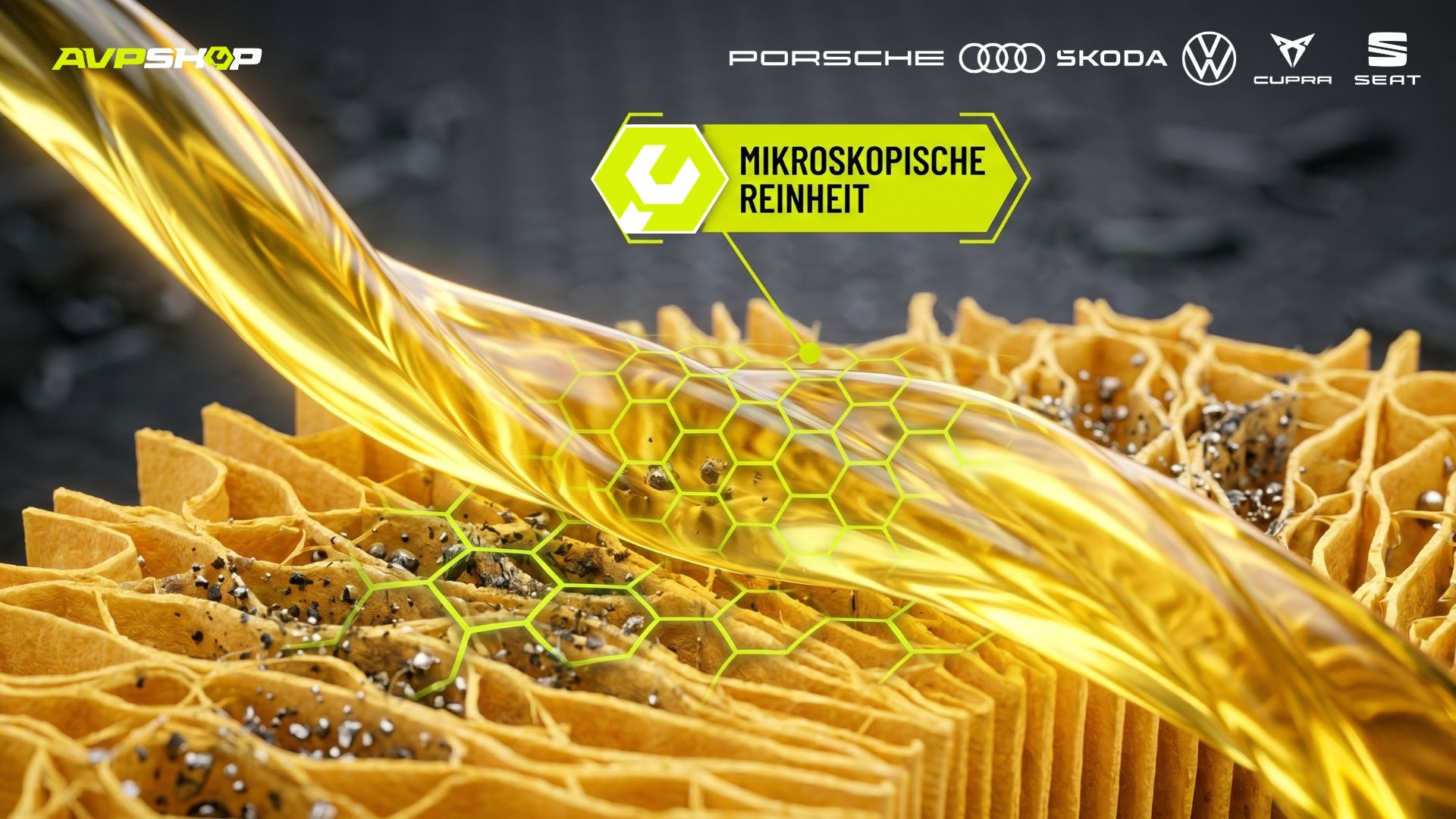 Funktionsweise Ölfilter im Motorblock Cutaway