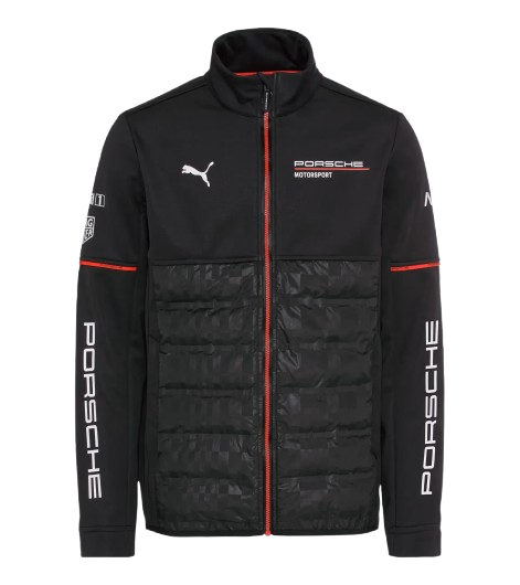 Original Porsche Motorsport Replika Softshelljacke, Herren, schwarz - WAP430-Konfig