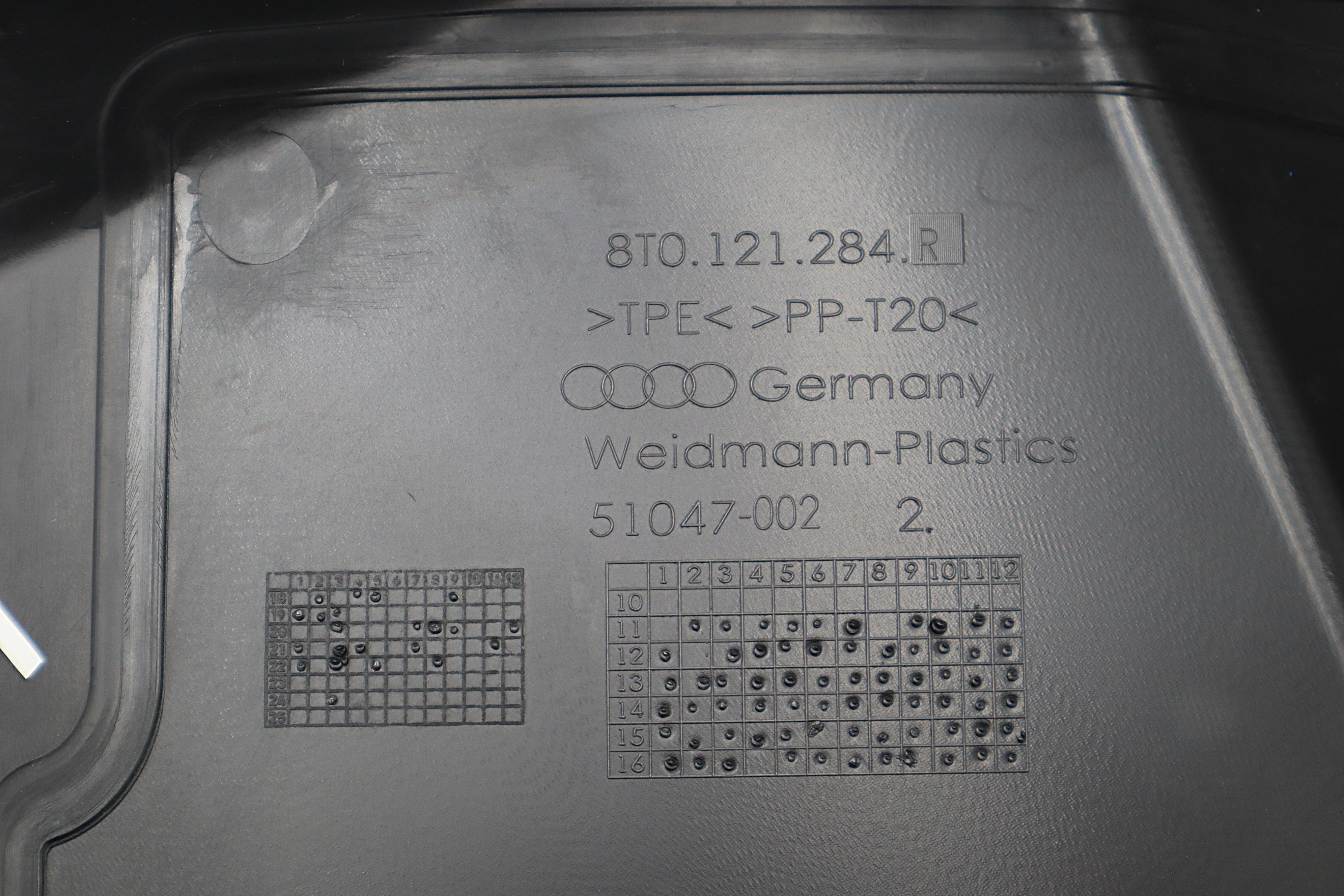 Original Audi A5 A5 Cabriolet S5 S5 Cabriolet Luftführung rechts