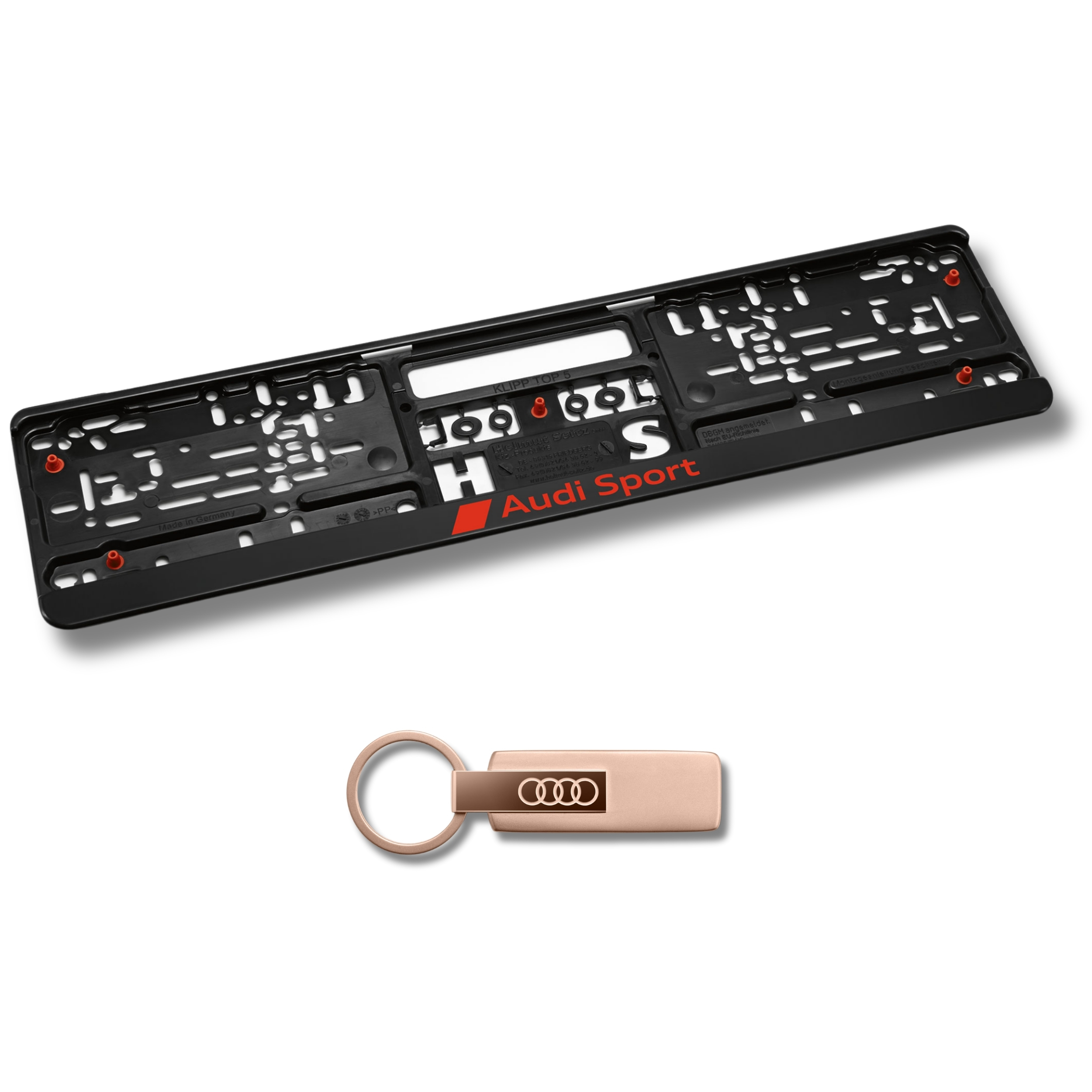 Aktionsset Audi Schlüsselanhänger Audi Ringe
