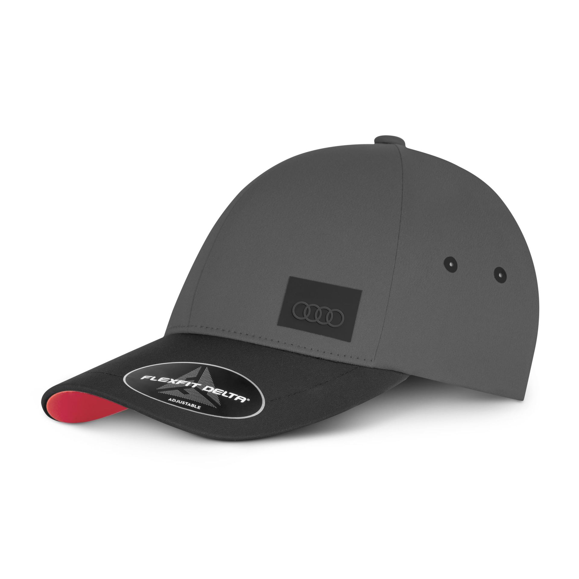Original Audi Cap, schwarz-dunkelgrau Baseballcap Kappe