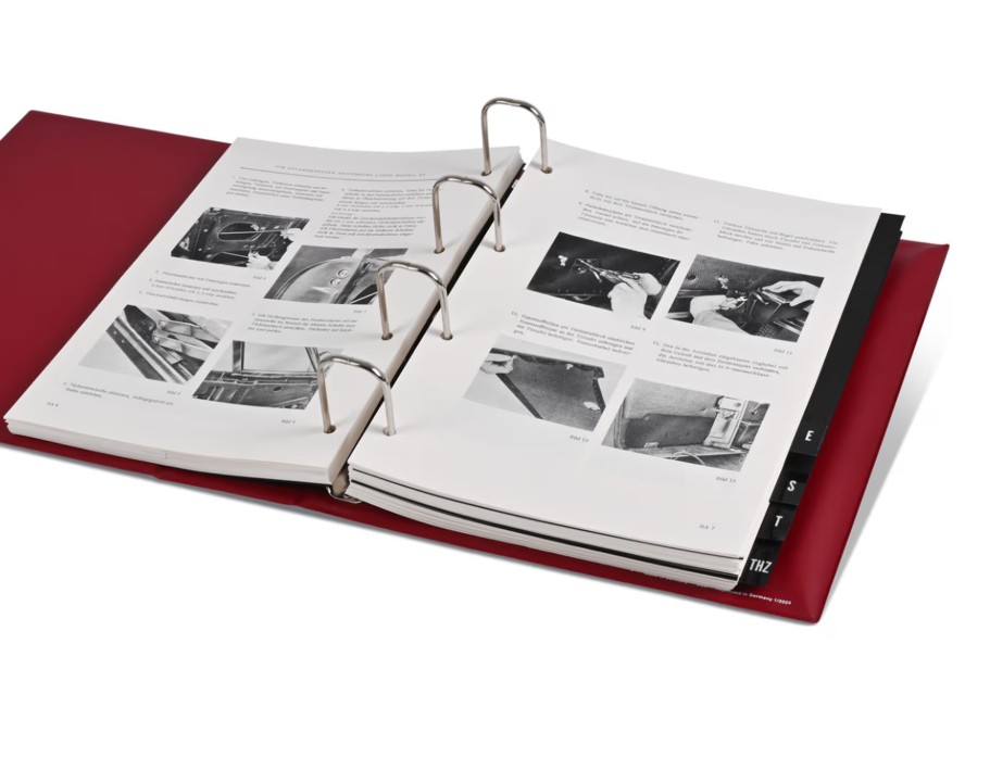 Original Porsche Reparaturleitfaden für 911 F-Modell - WKD480510