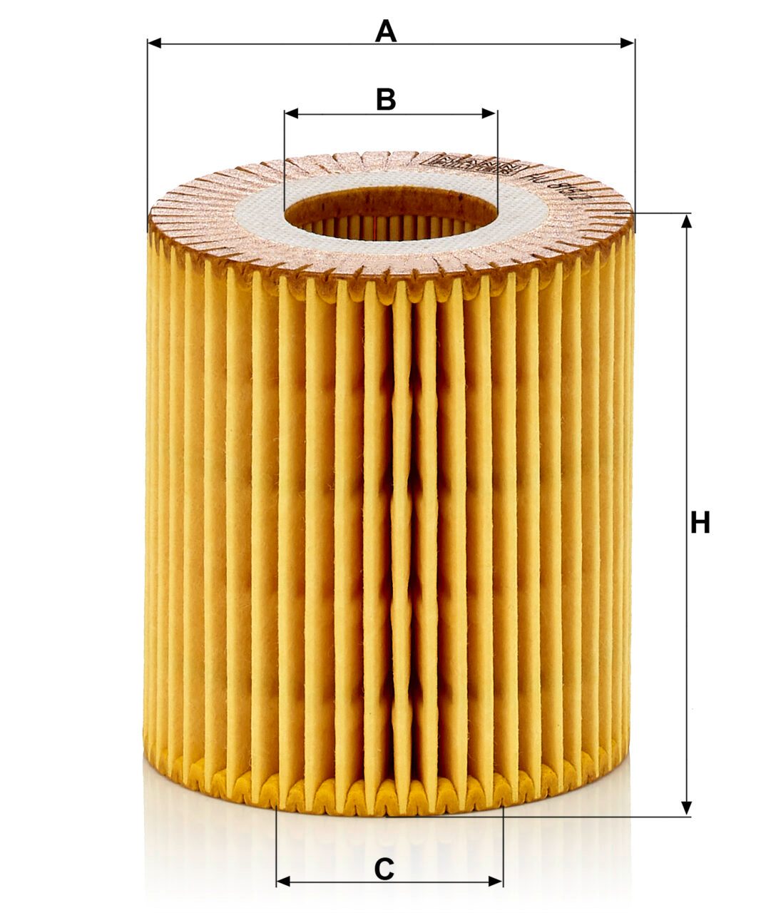 Original MANN-Filter HU815/2X ÖLFILTERELEMENT Metallfrei