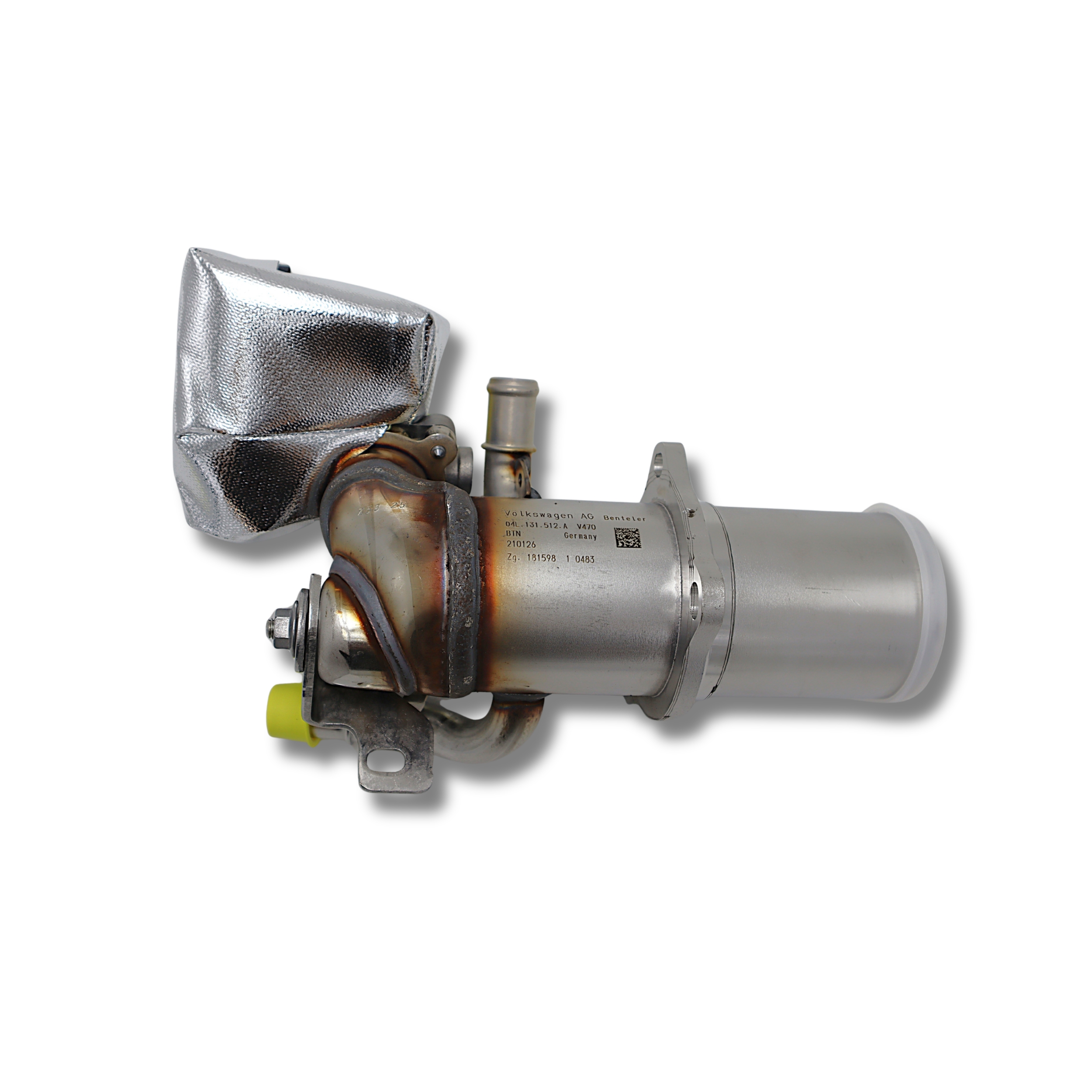 Original Audi Kühler für Abgasrückführung mit Regelklappe - 04L131512A