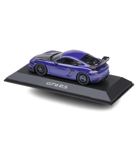 Original Porsche 718 Cayman GT4 RS mit Manthey Kit Ltd., purpuritmetallisch - WAP0206030TCAY
