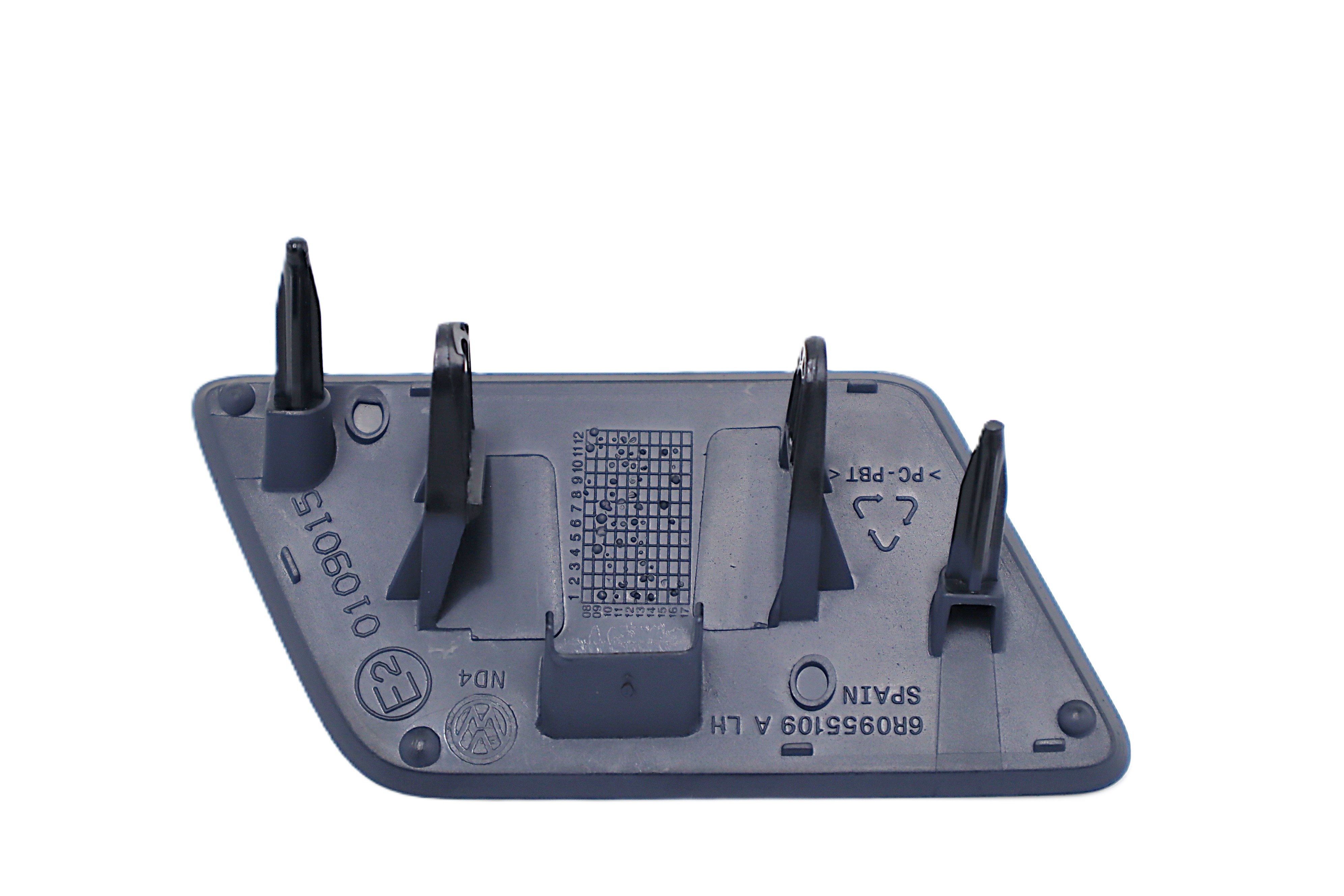 Original VW Polo(6R) Abdeckkappe Scheinwerferwaschanlage Kappe Stossfänger vorne links grundiert