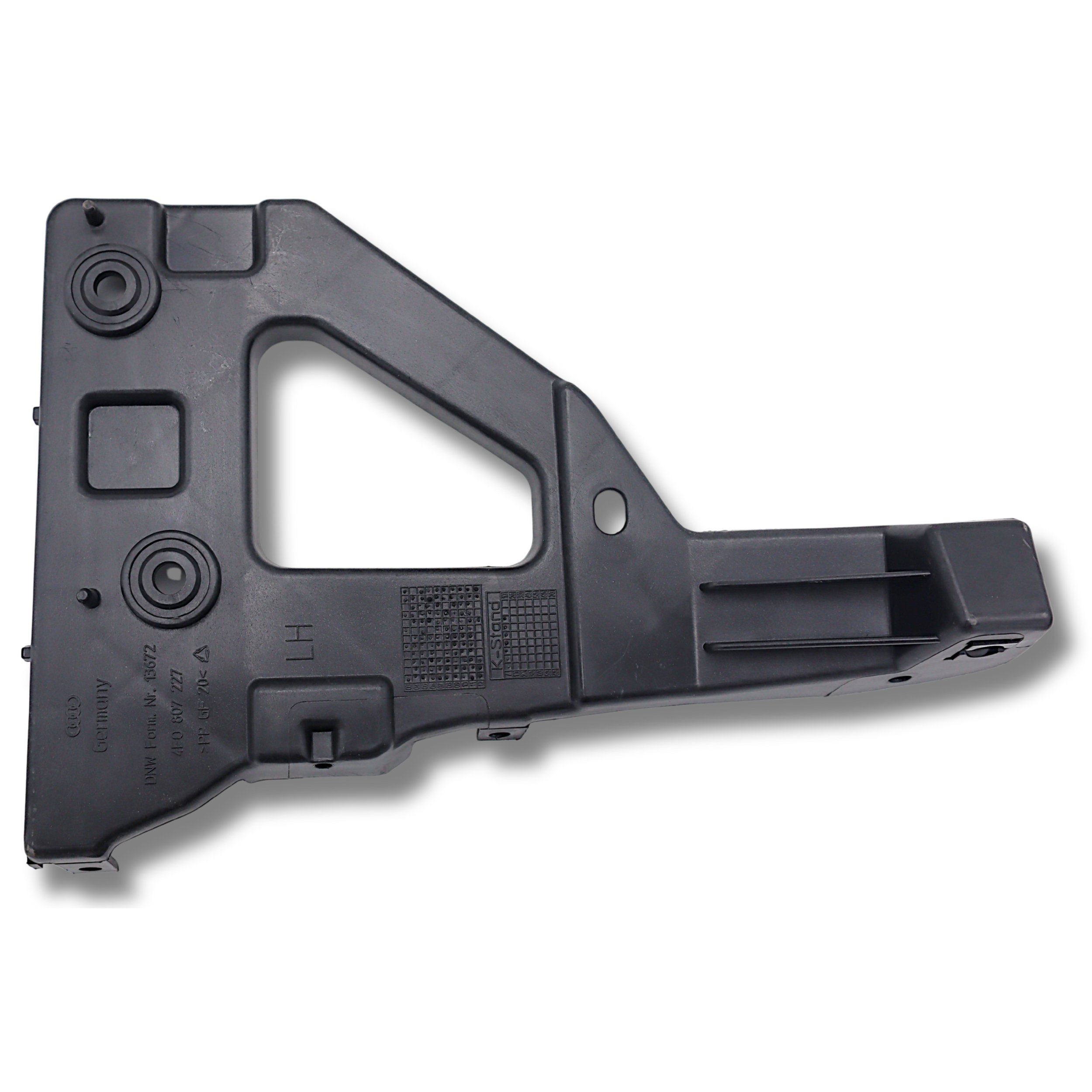 Original Audi A6 Führungsteil vorne links für Stossfänger