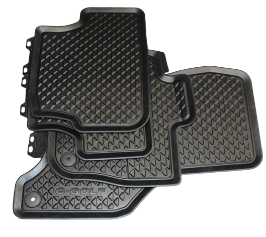 Original VW e-Golf Gummifußmatten vorne & hinten