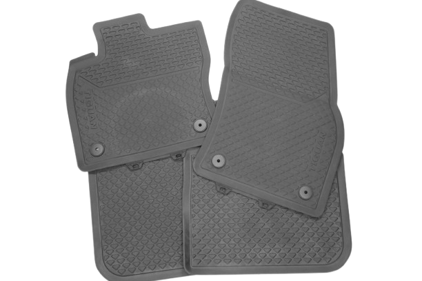 Original VW Tiguan Allspace Gummifußmatten Set vorne & hinten